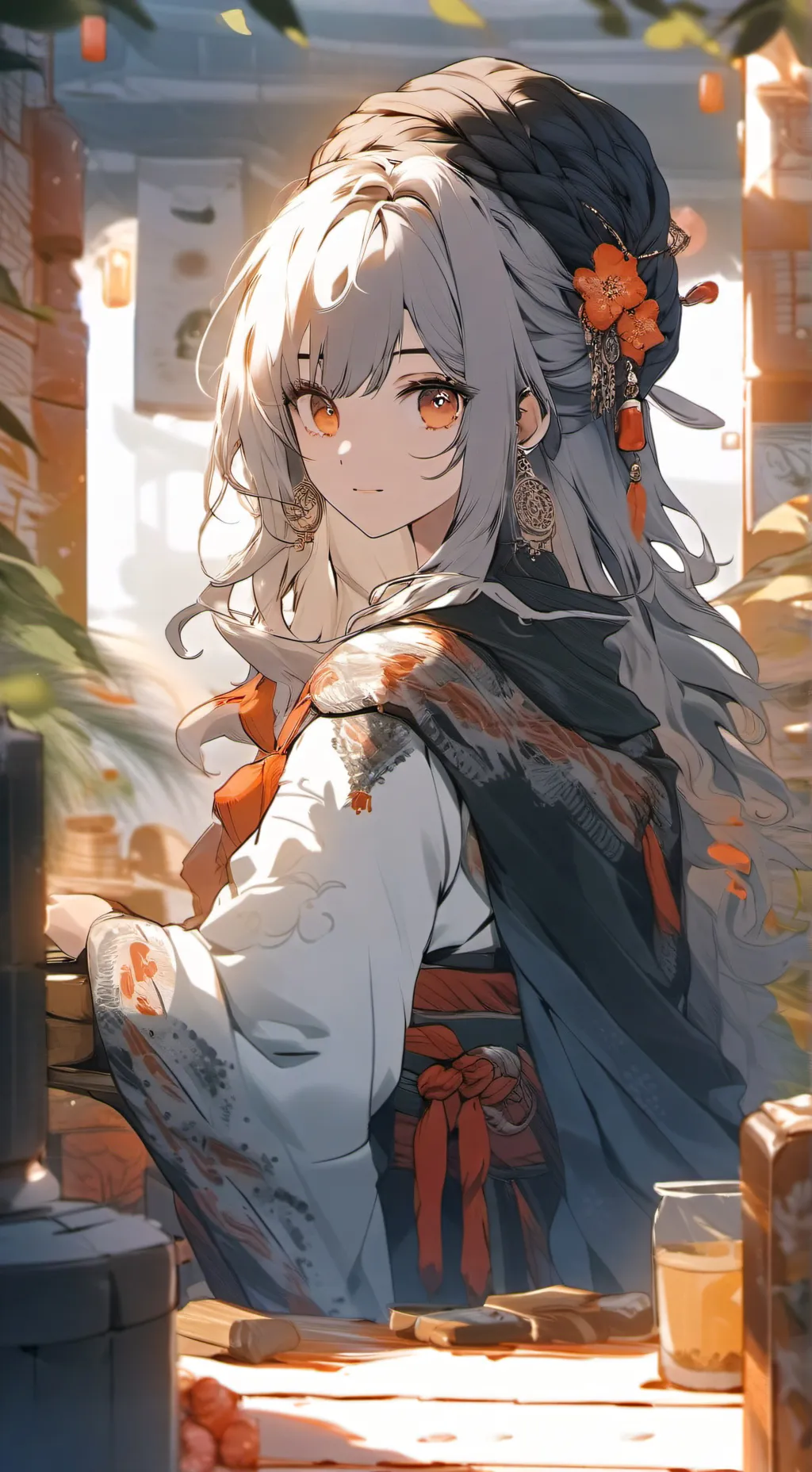 ai character: Candy🌹 background