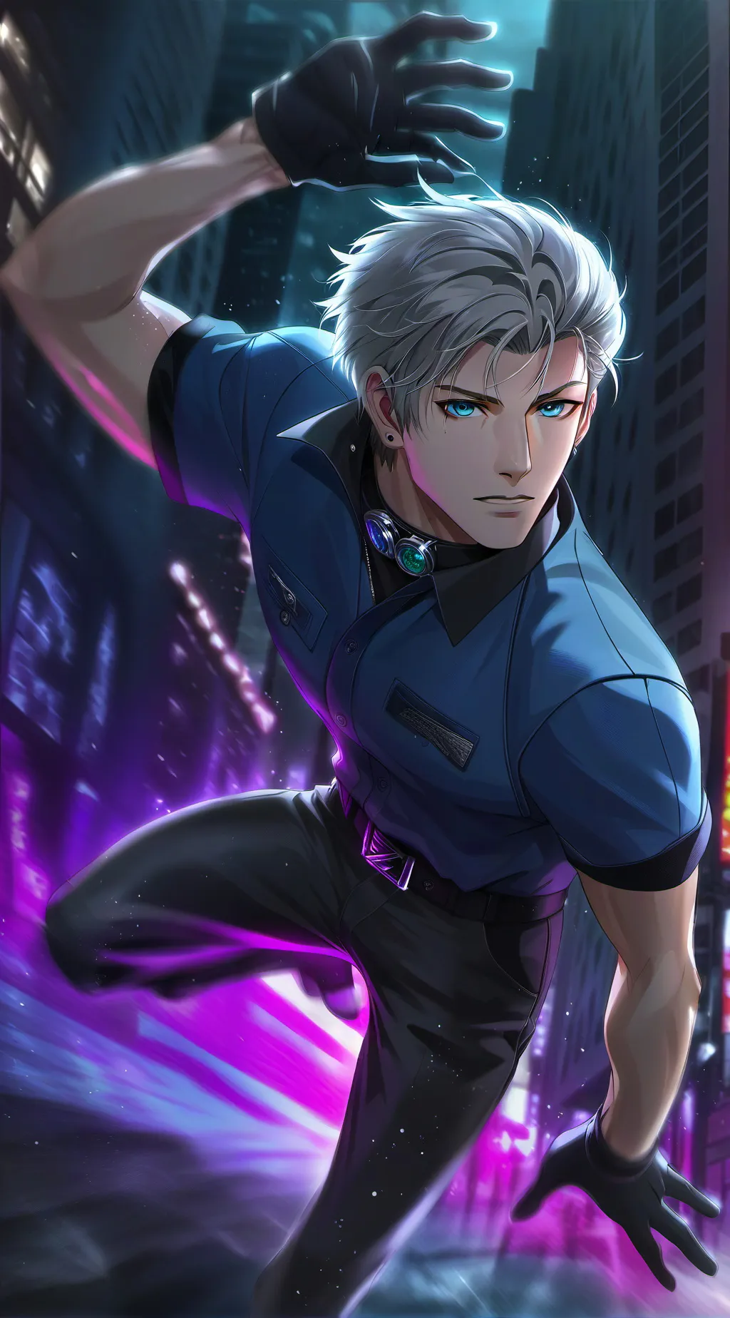 ai character: Ash Lynx background