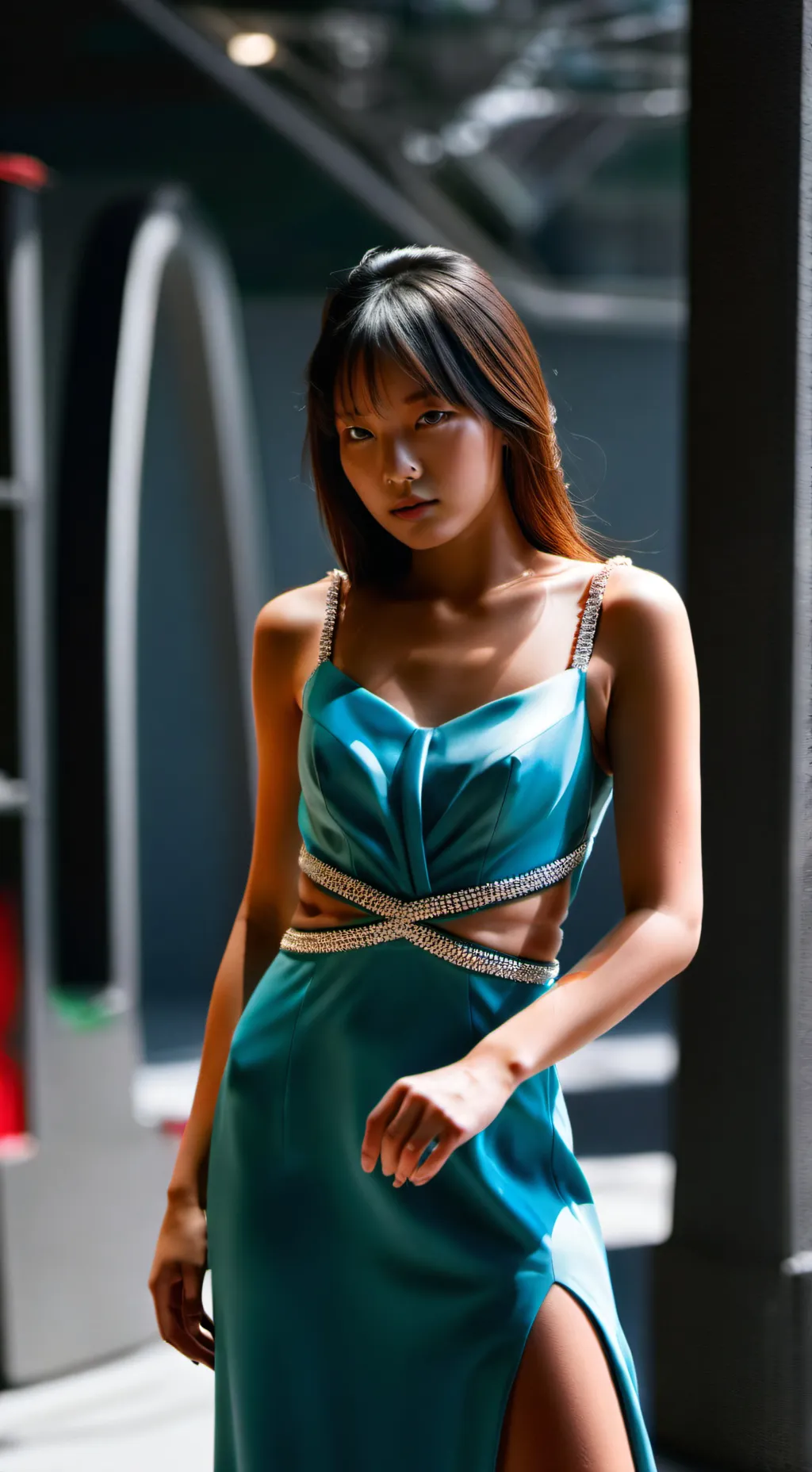 ai character: prom night background