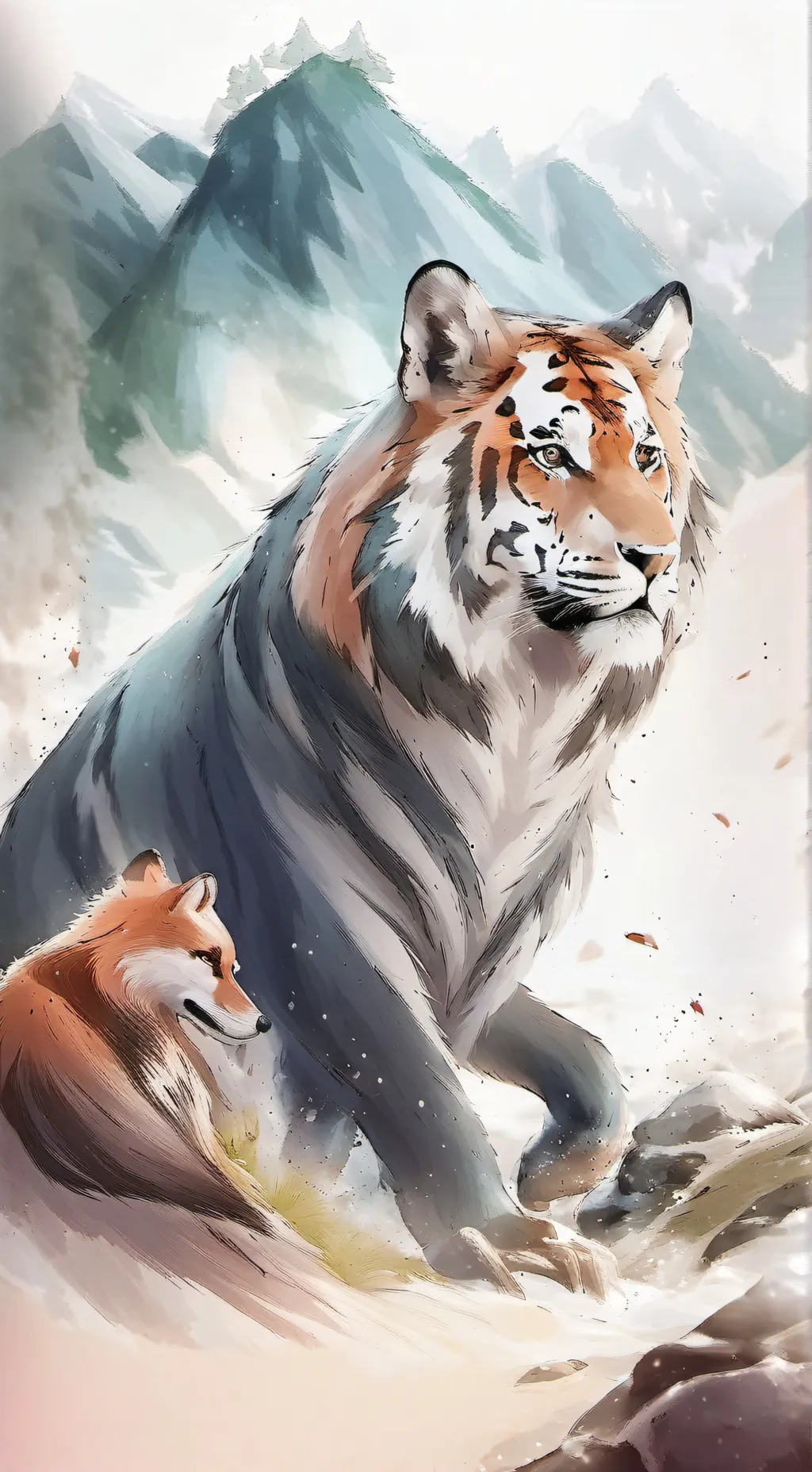 ai character: reino animal background