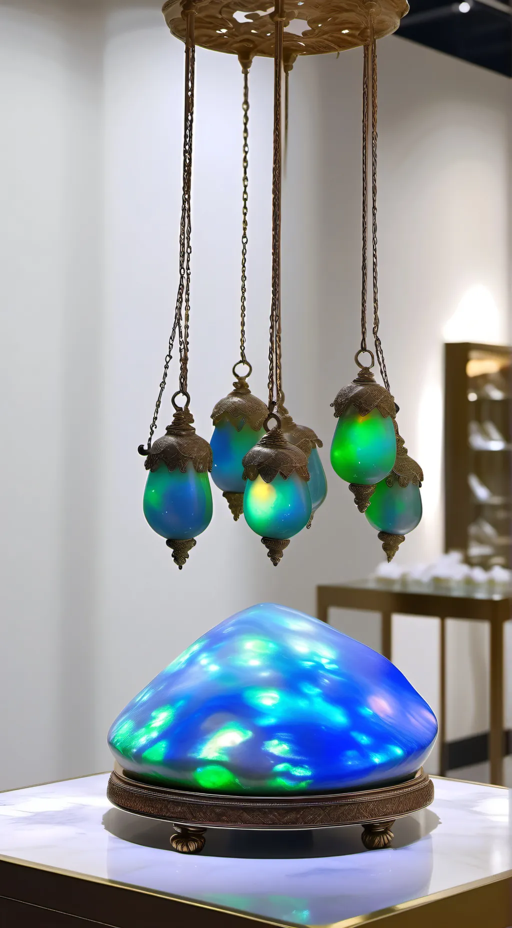 ai character: opal background