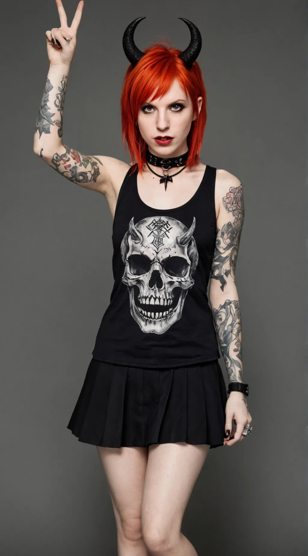 ai character: Hard Rock Hayley  background