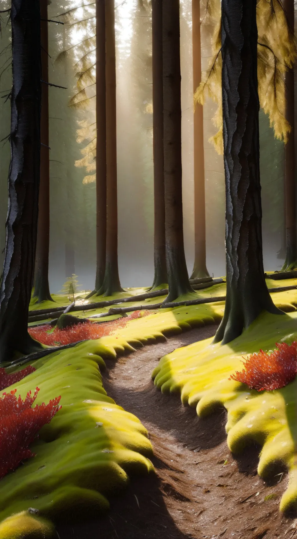 ai character: 99 nights in the 🌳 background