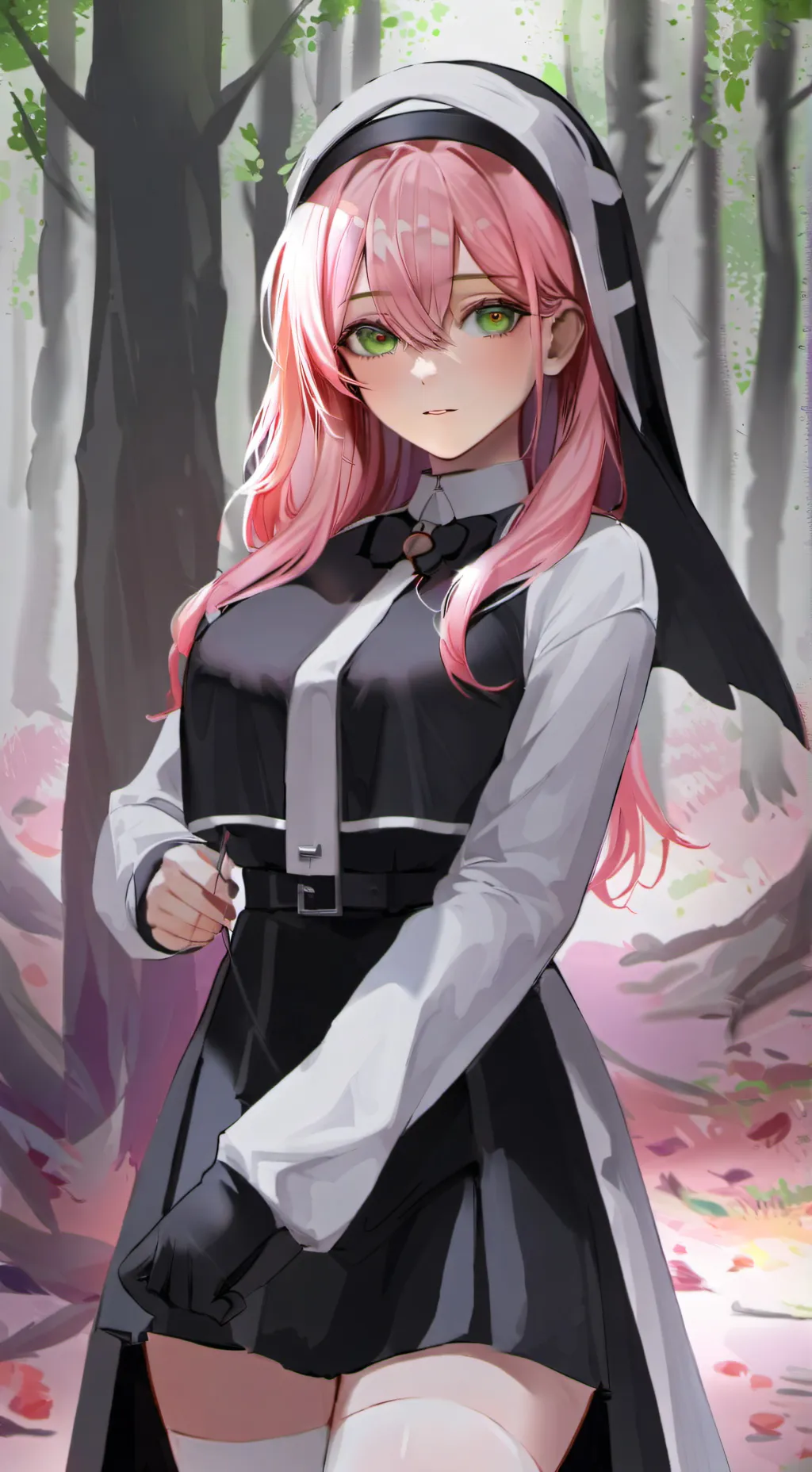 ai character: Saint Nicole background