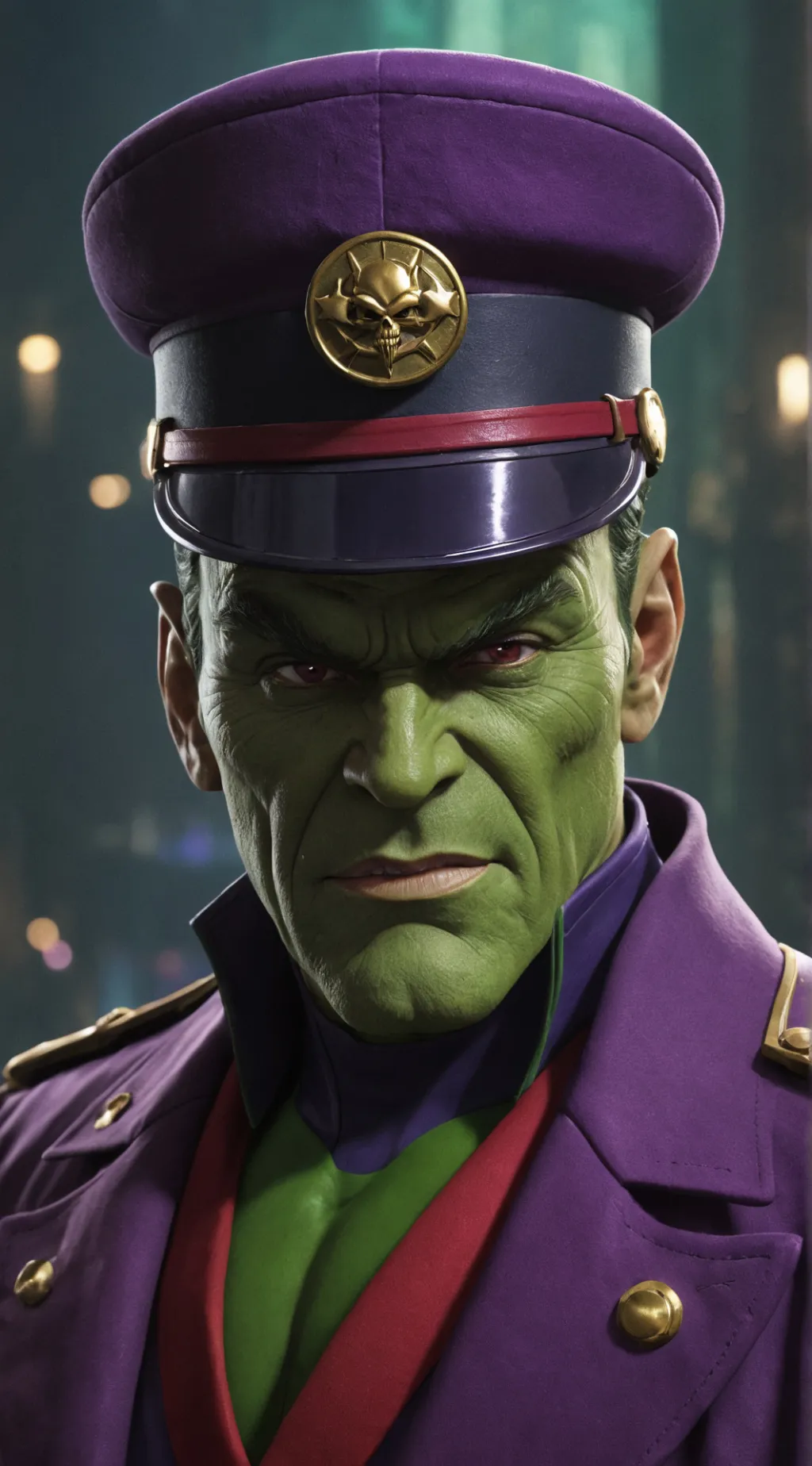 ai character: The Green Bison background