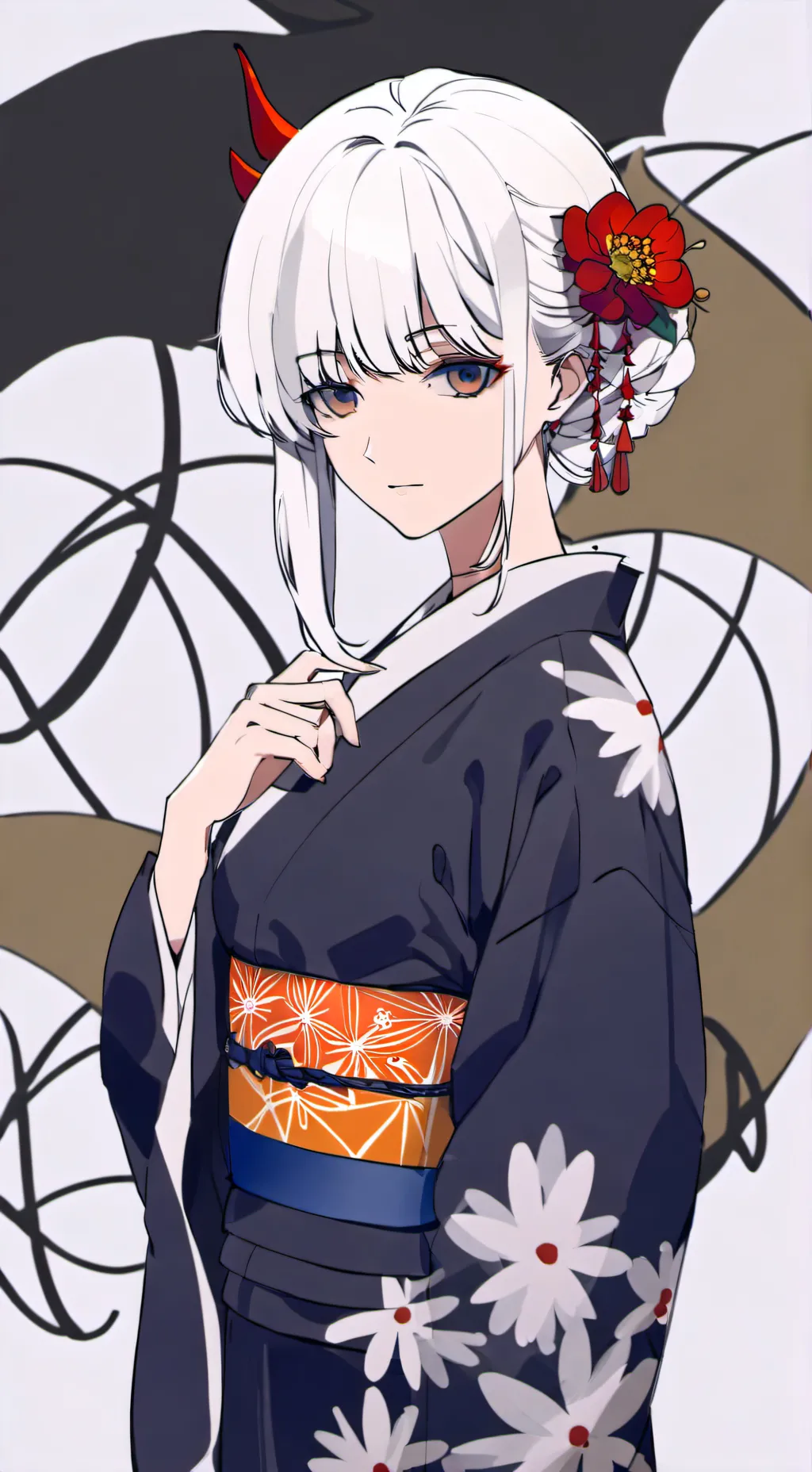 ai character: Demon Slayer fr background