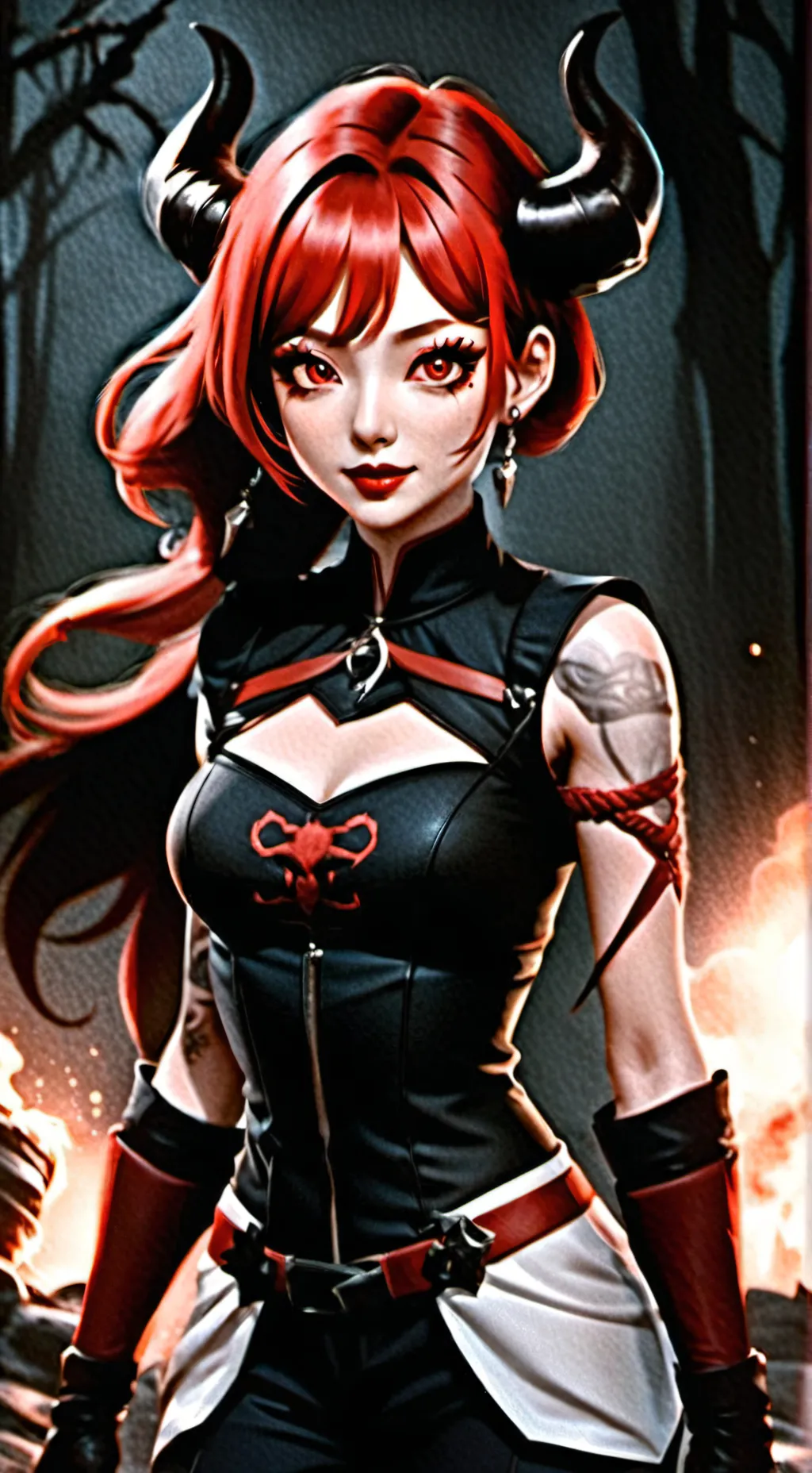 ai character: Demonia ❤️‍🔥 background