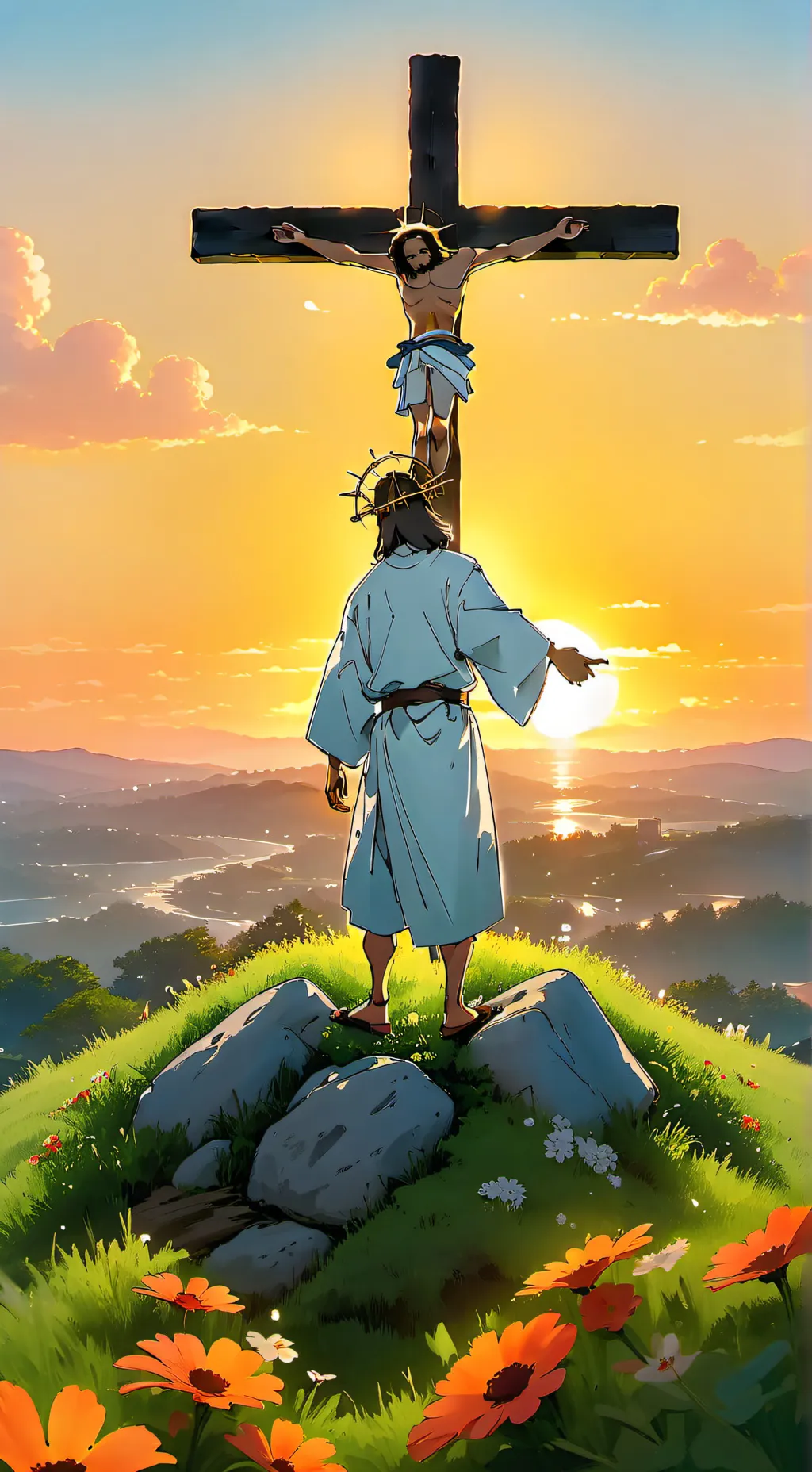 ai character: God background