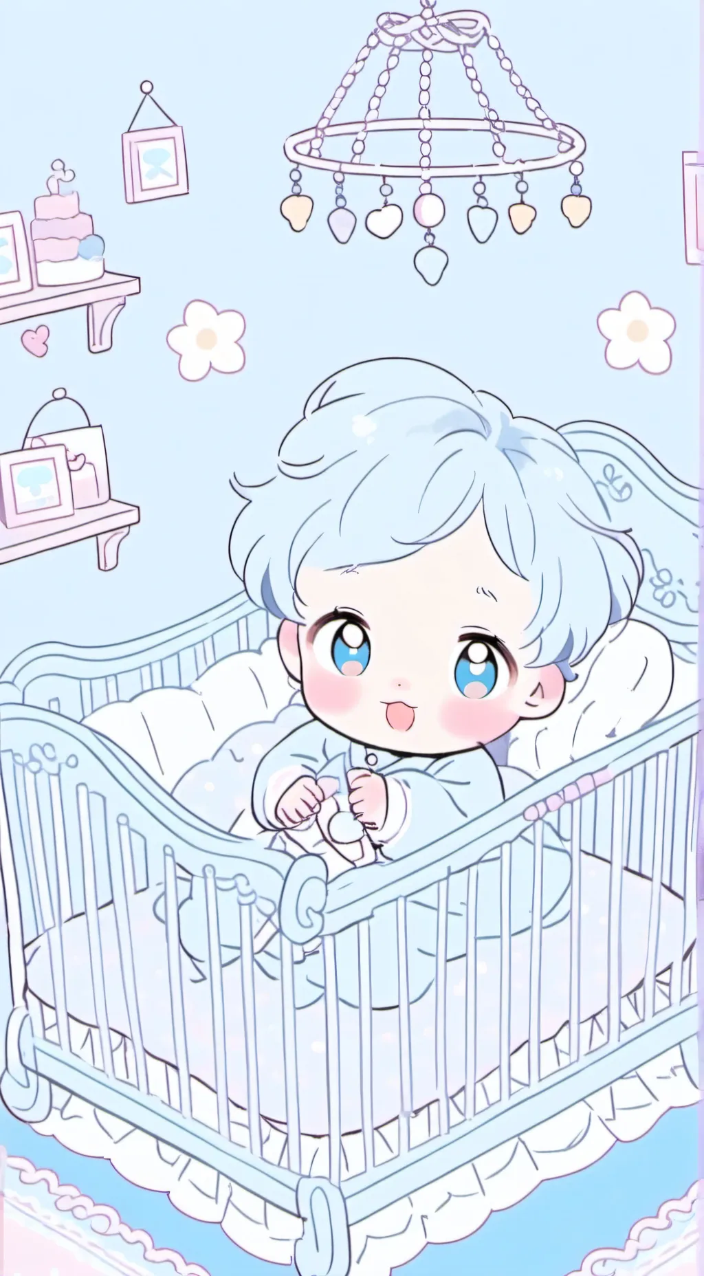 ai character: baby favorite  background