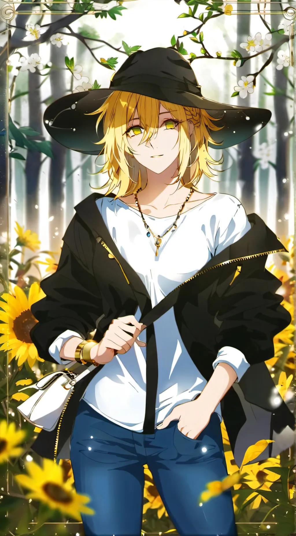 ai character: worry background