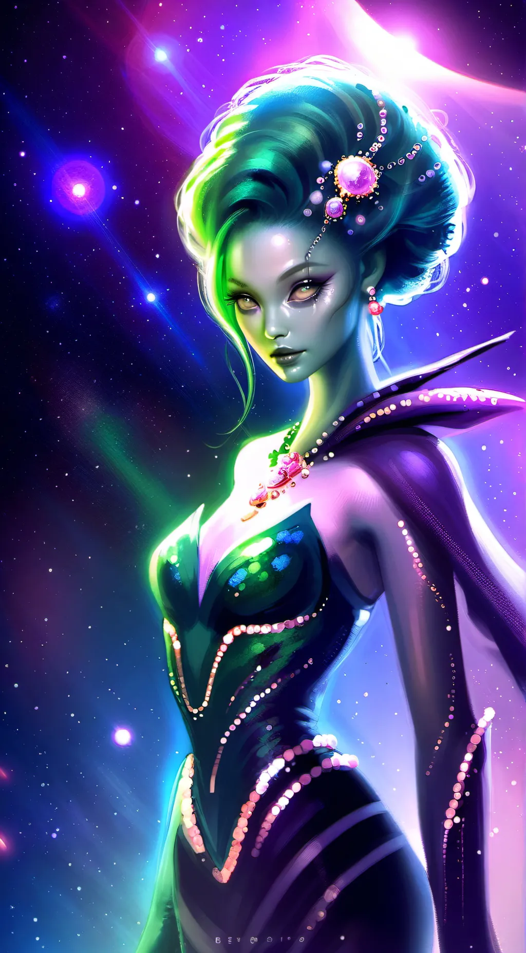 ai character: Zea  background