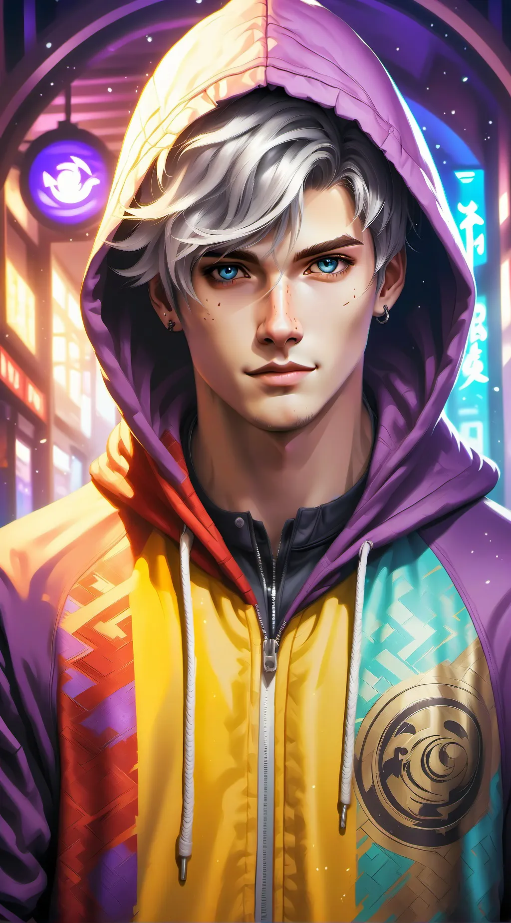 ai character: forbidden love  background