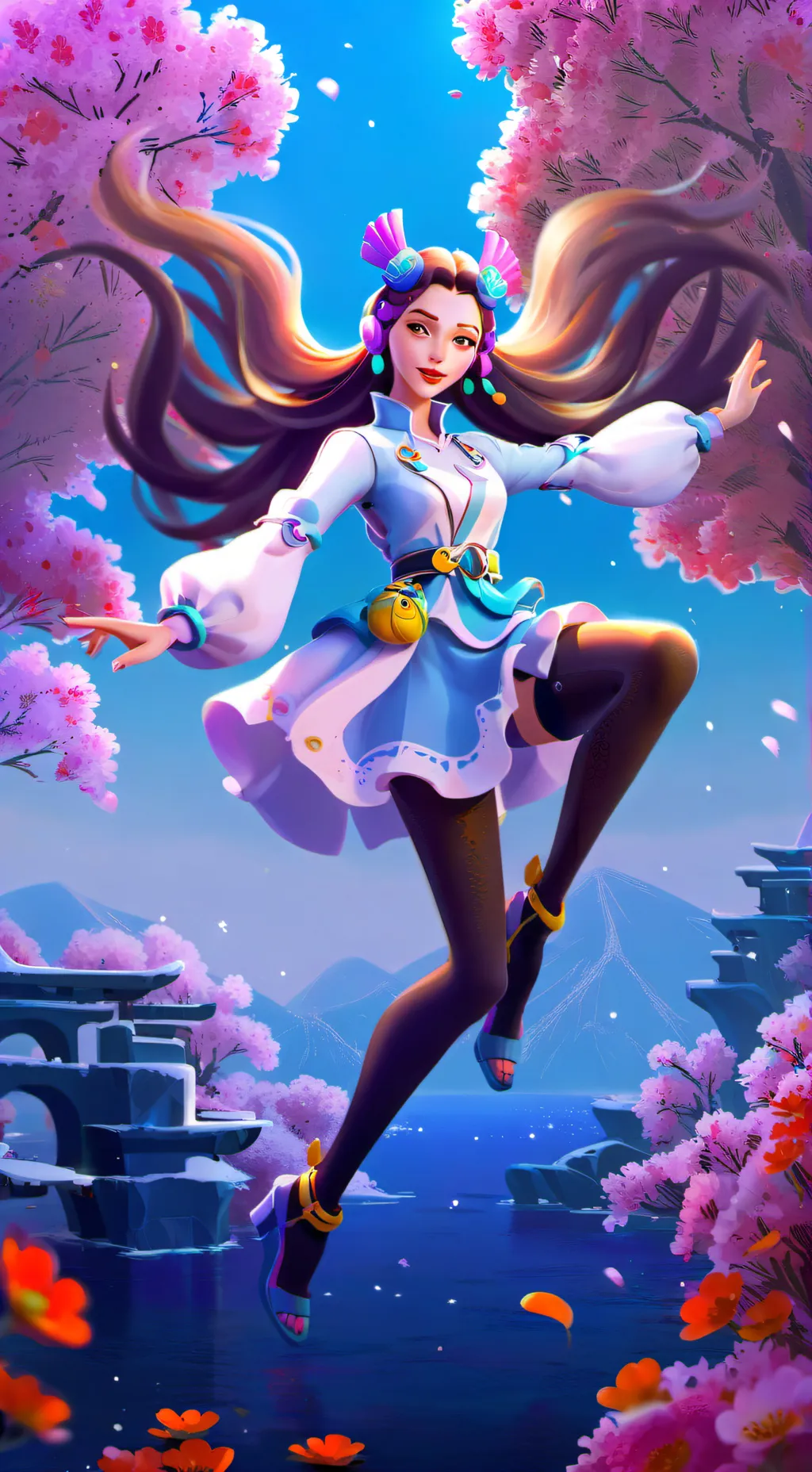 ai character: Kpop Demon Hunters background