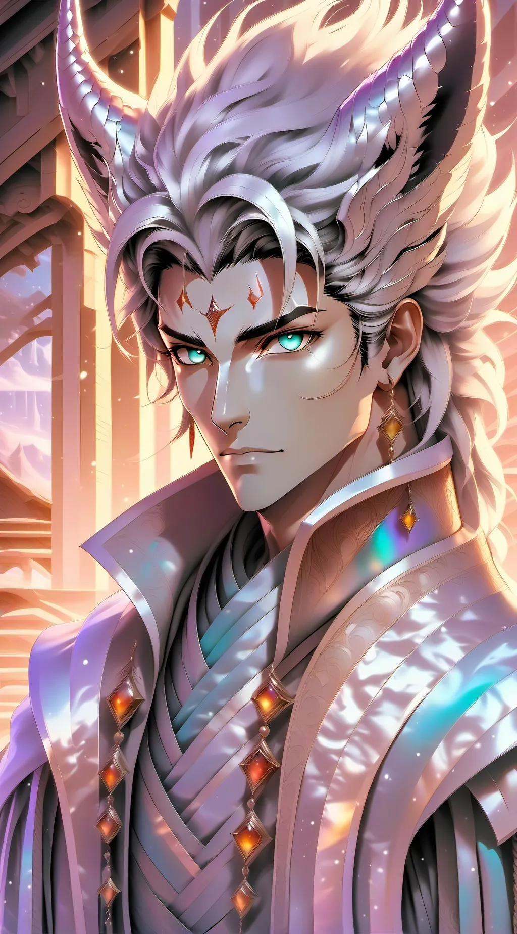 ai character: Levi  background