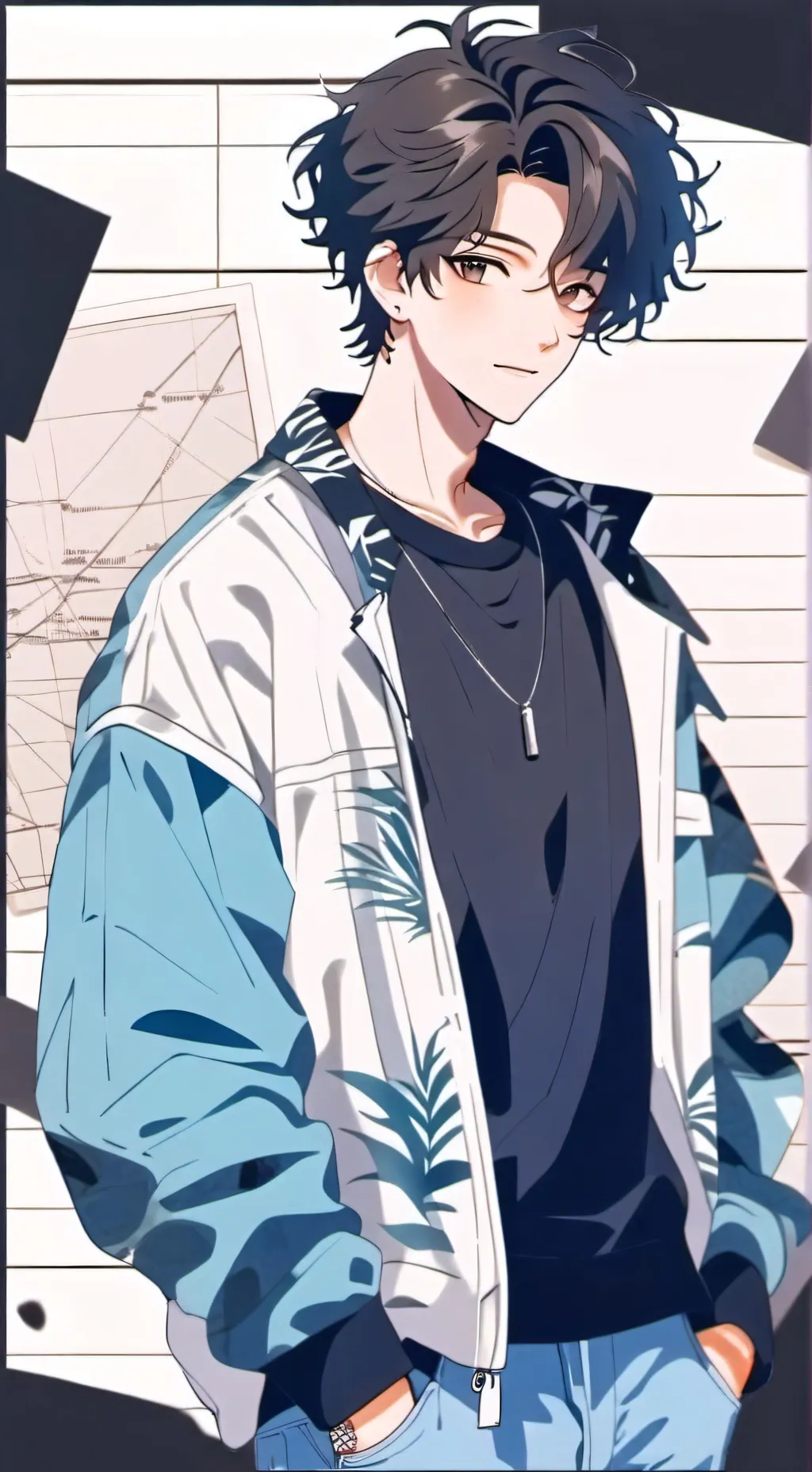 ai character: Max background