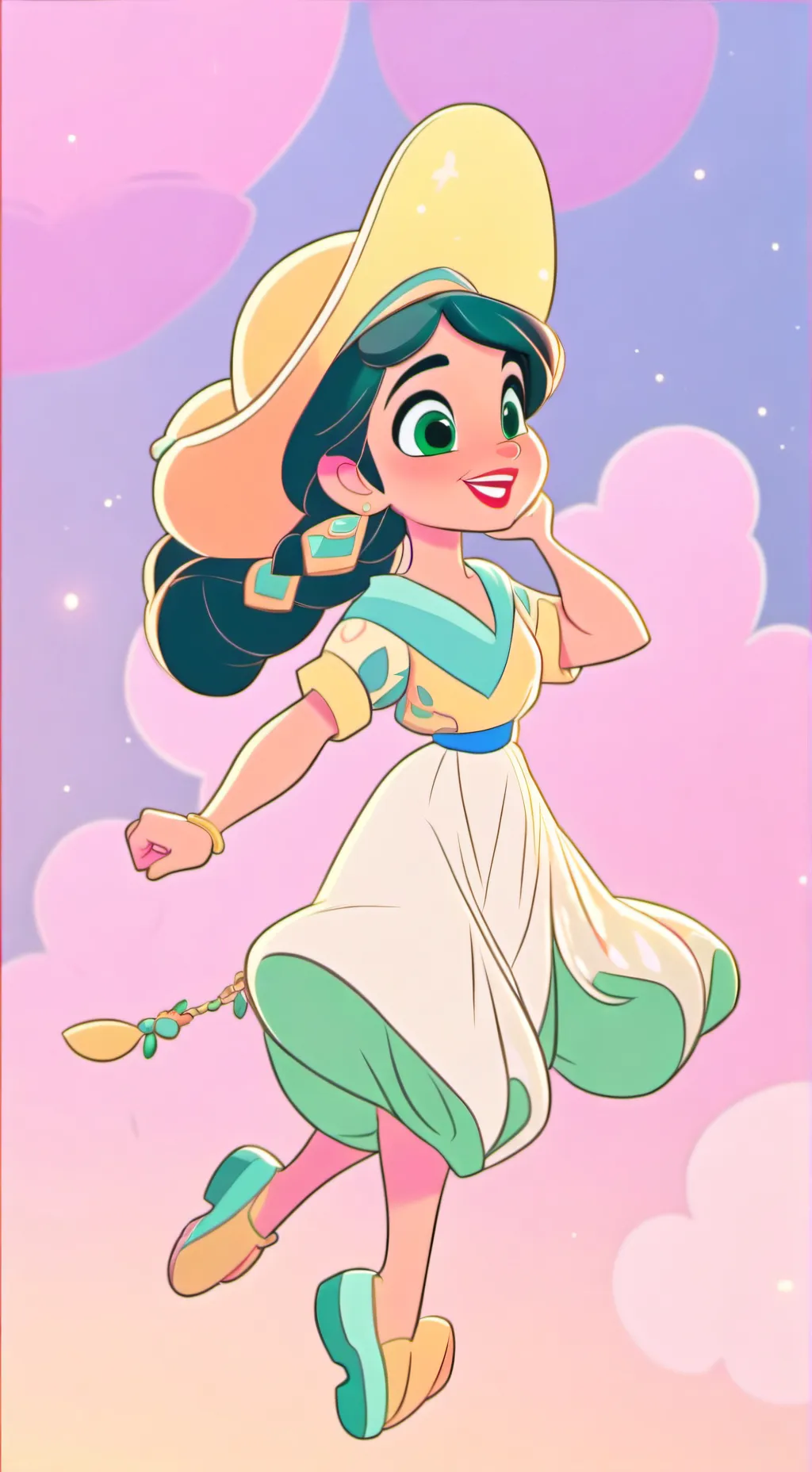 ai character:  Uni the cat background