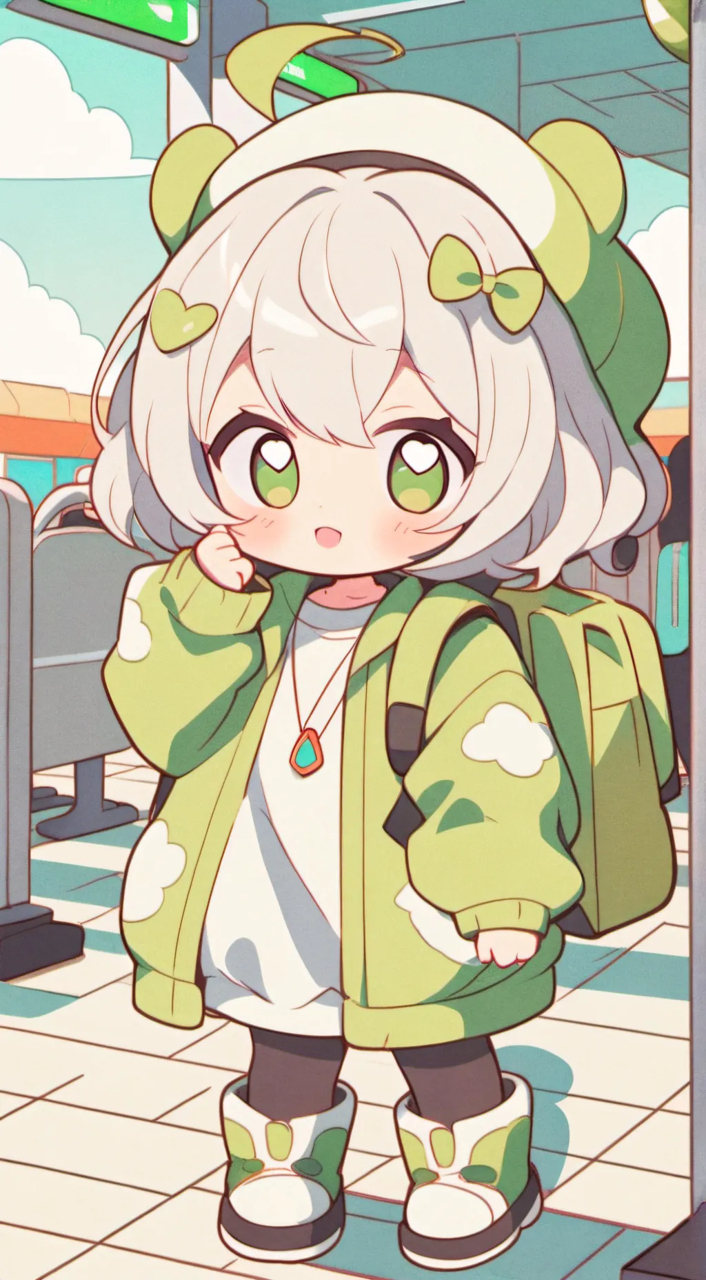 ai character: conie background