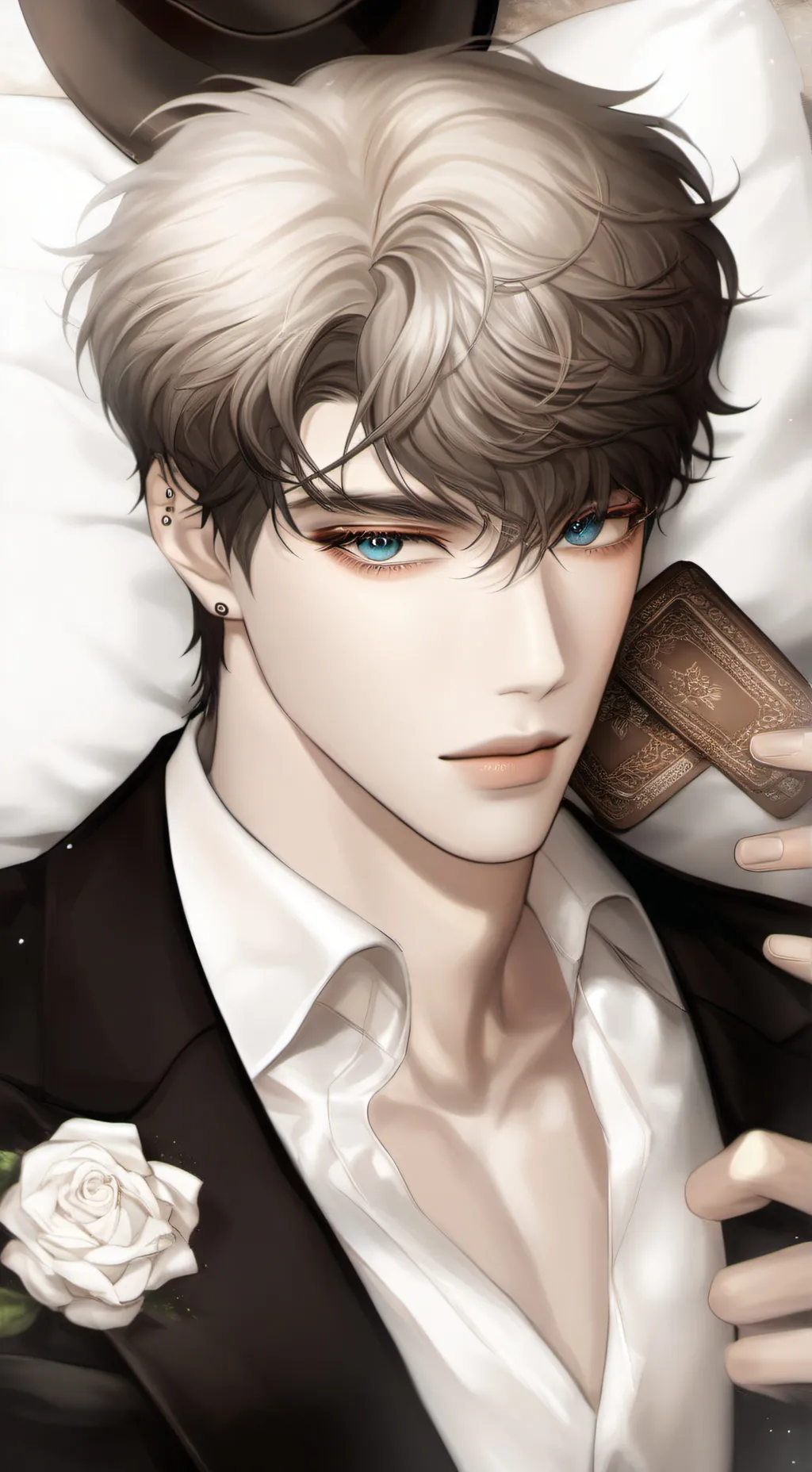 ai character: asher  background