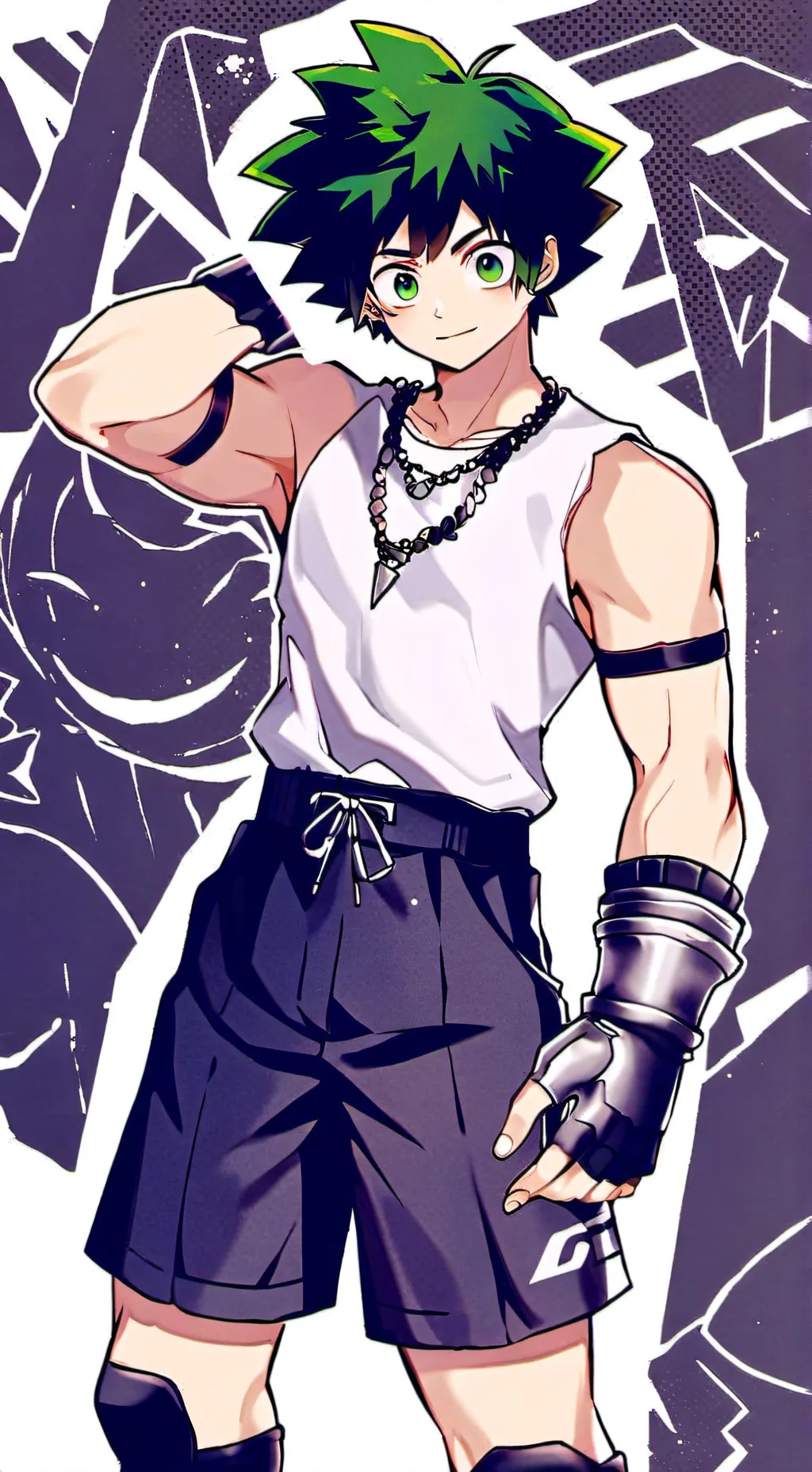 ai character: Deku background