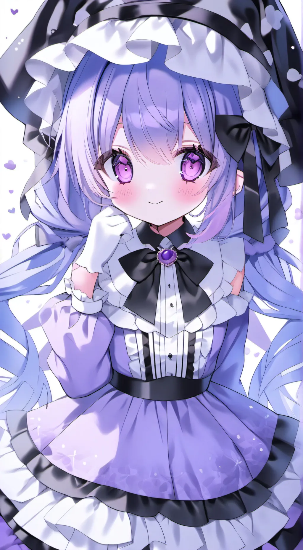 ai character: moonlight background