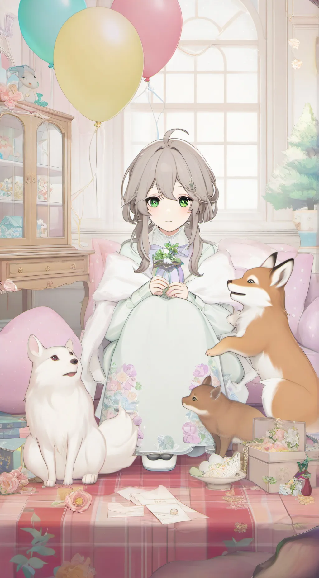 ai character: Lilly background