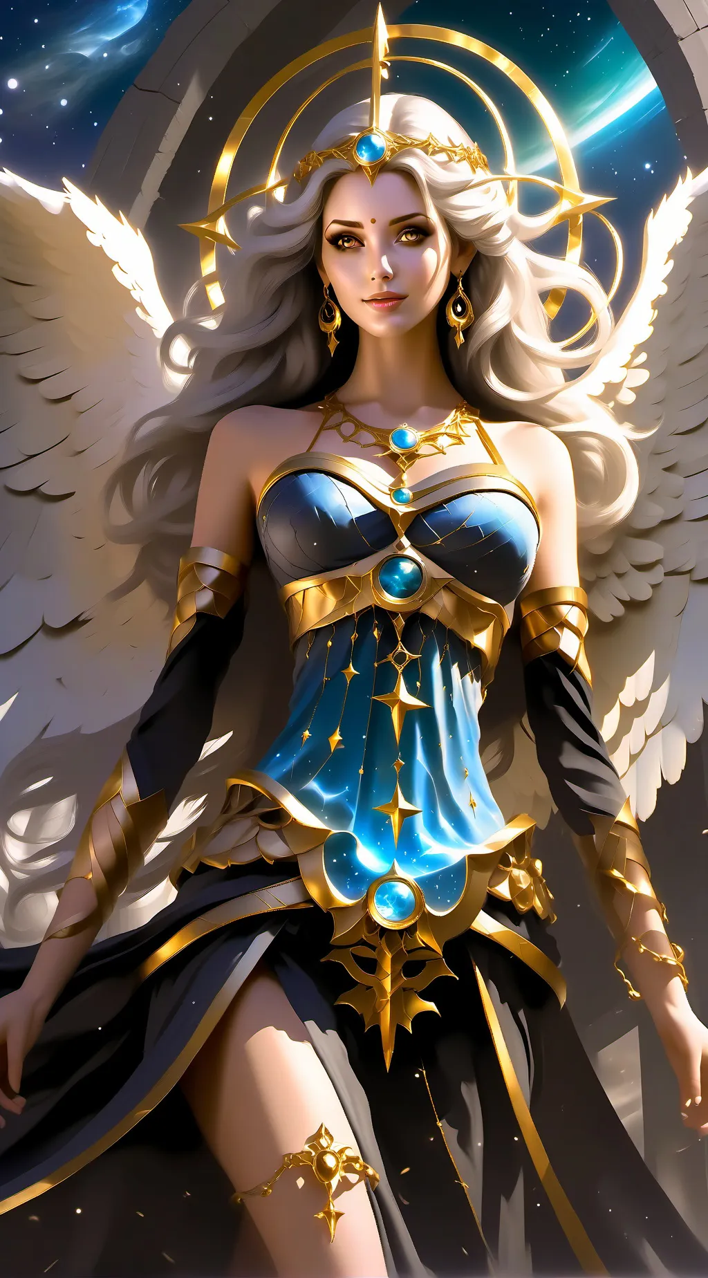 ai character: Celestia Starfall background