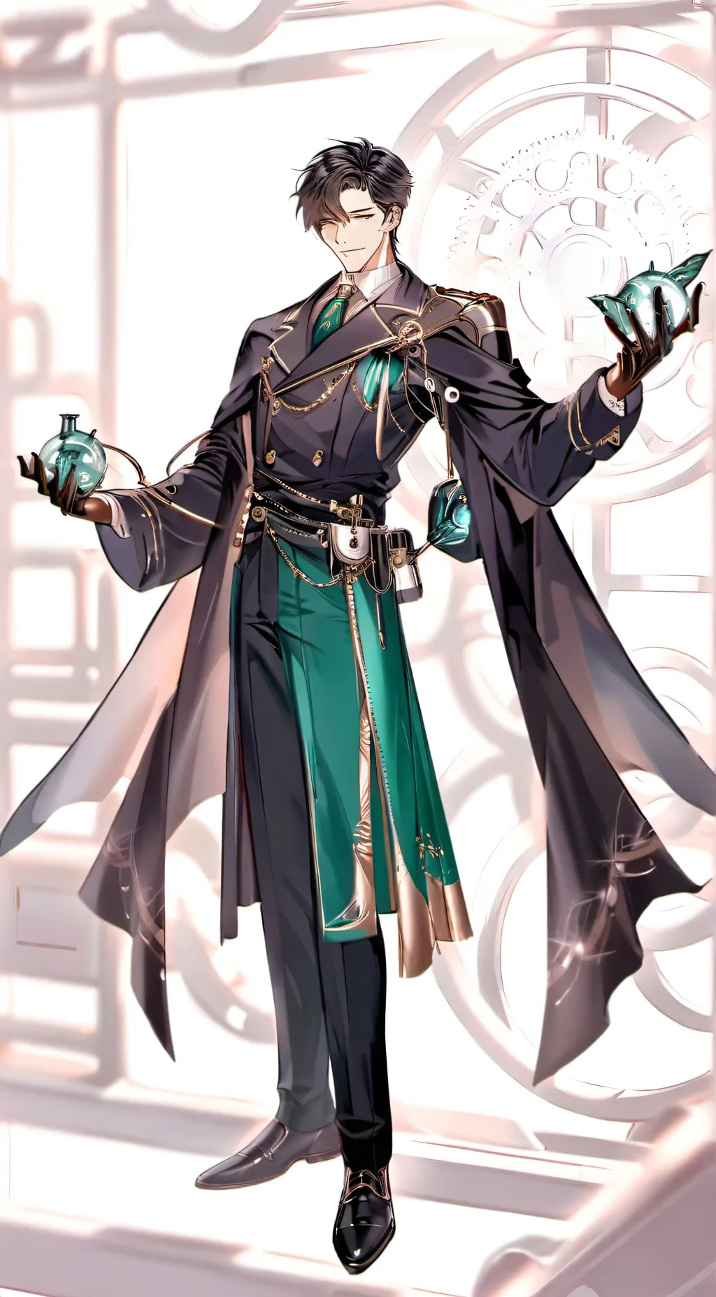 ai character: Alaric Duskvean background