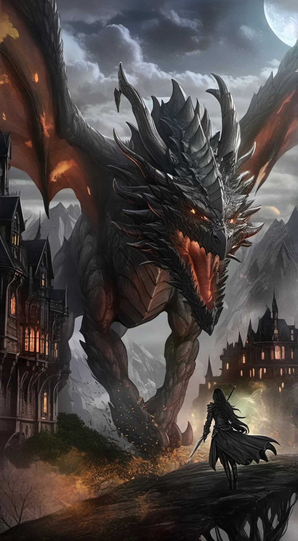 ai character: Dragon God background