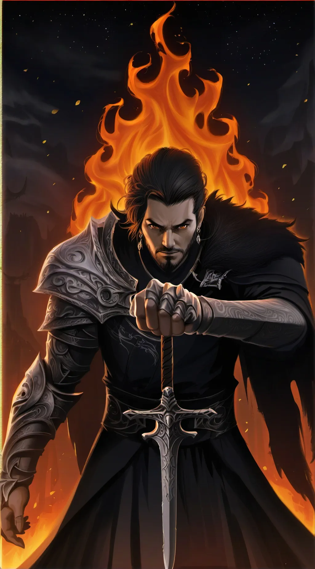 ai character: Boss fight (Elden) background