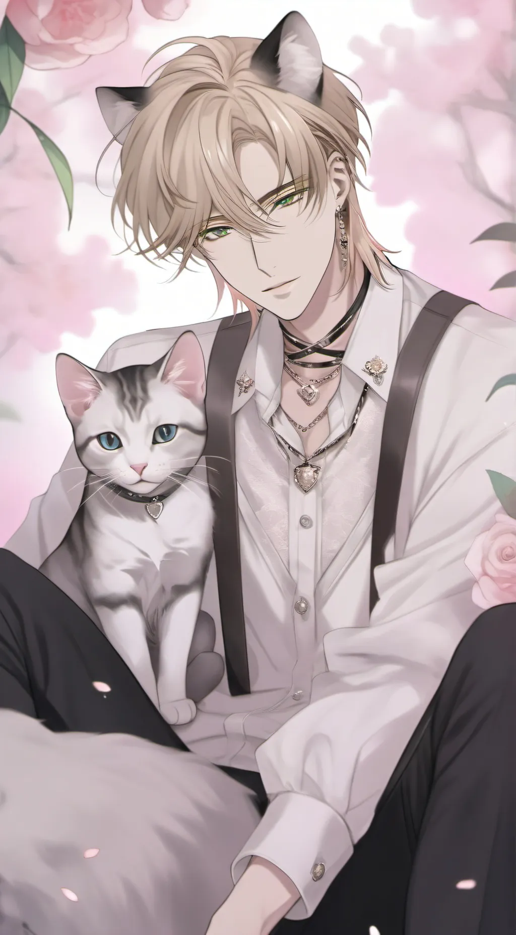 ai character: ʆσƘί  background