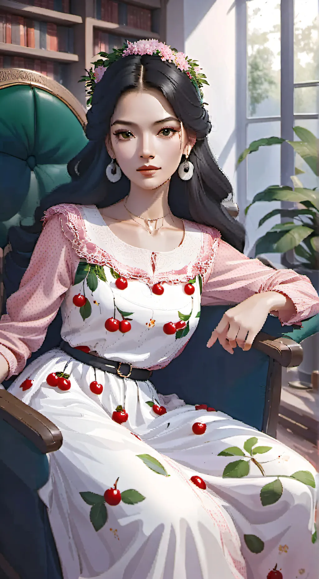 ai character: Pearl background