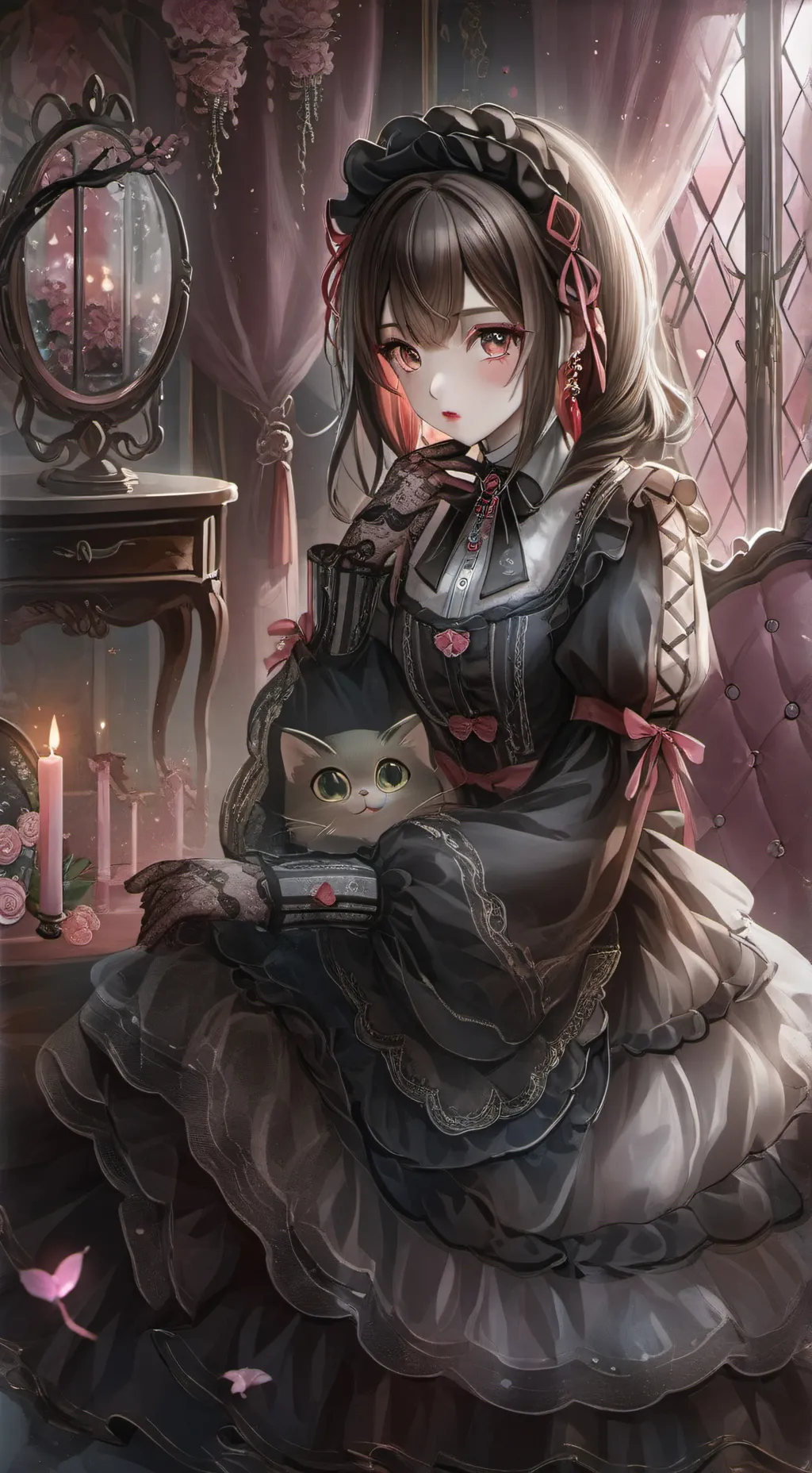 ai character: pinky background