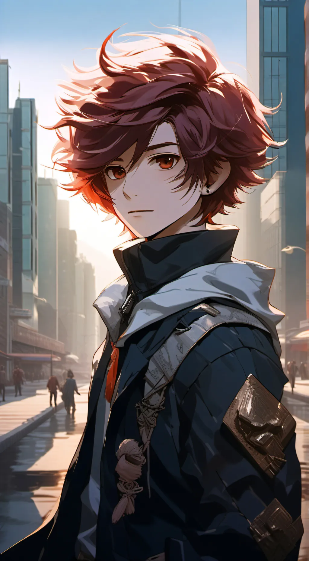 ai character: coolkid  background