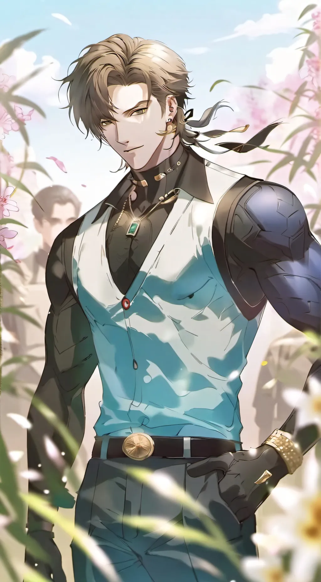 ai character: metal gear party background
