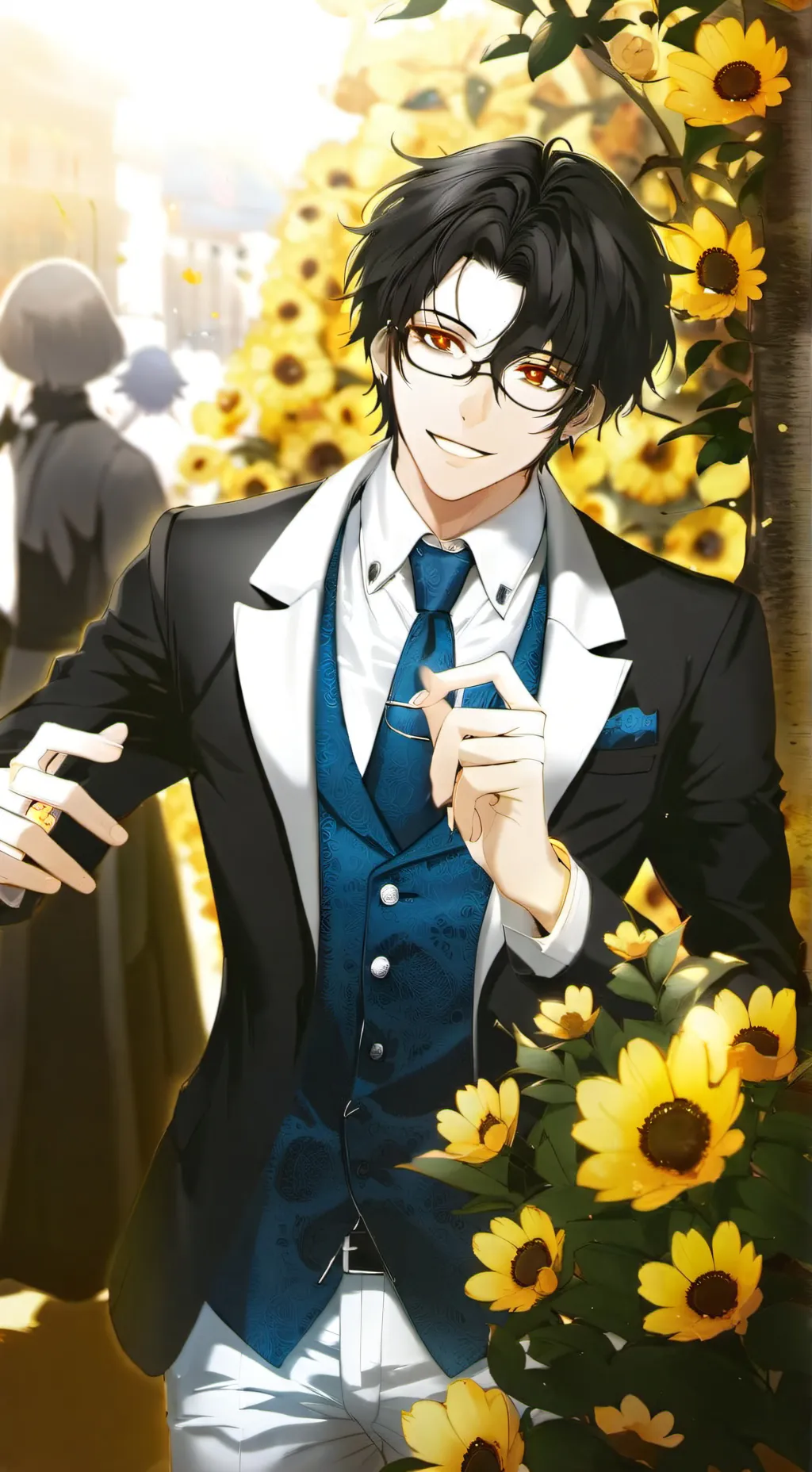 ai character: una persona background
