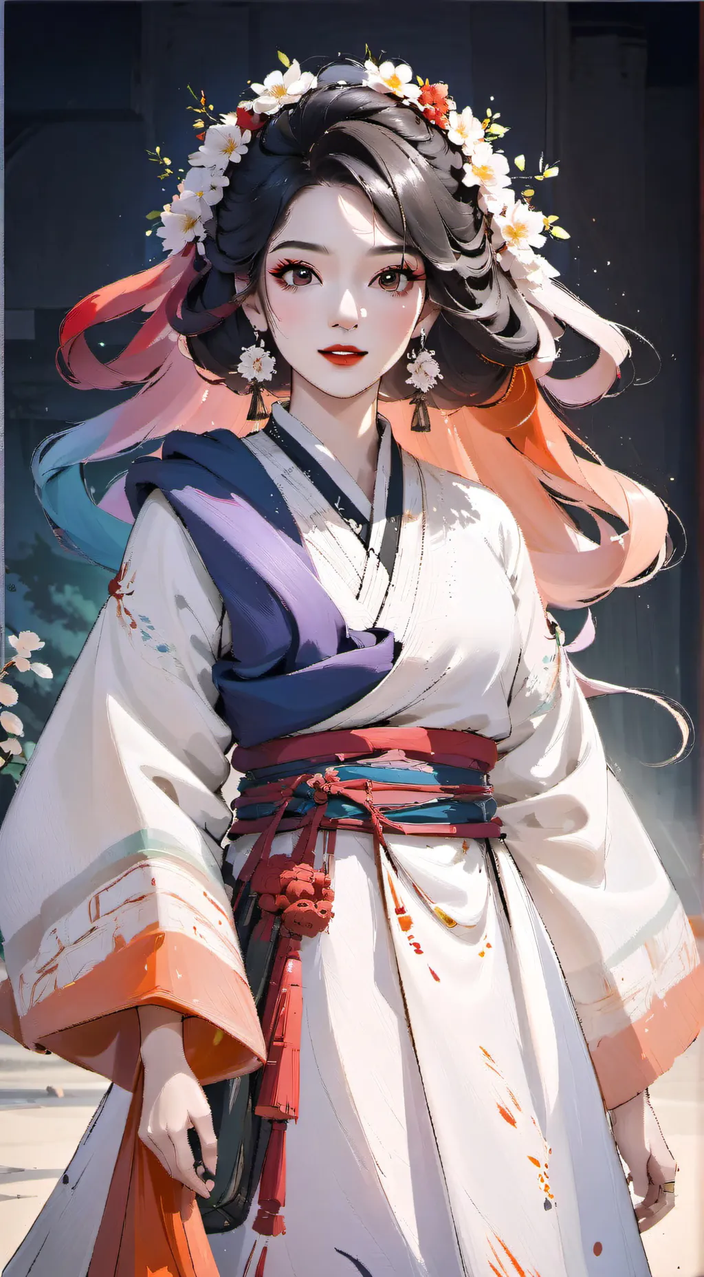 ai character: Sakura background