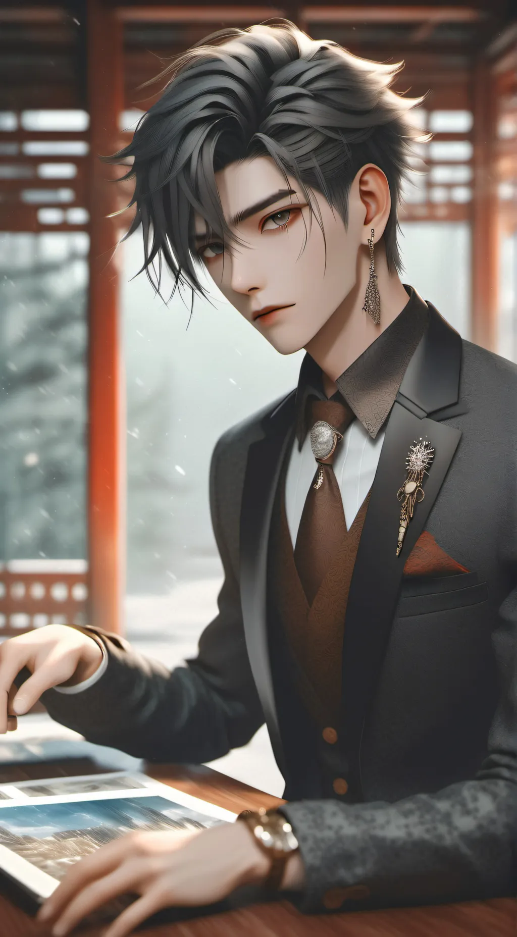 ai character: Blake background
