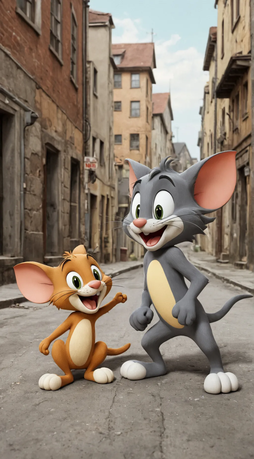 ai character: Tom and jerry background