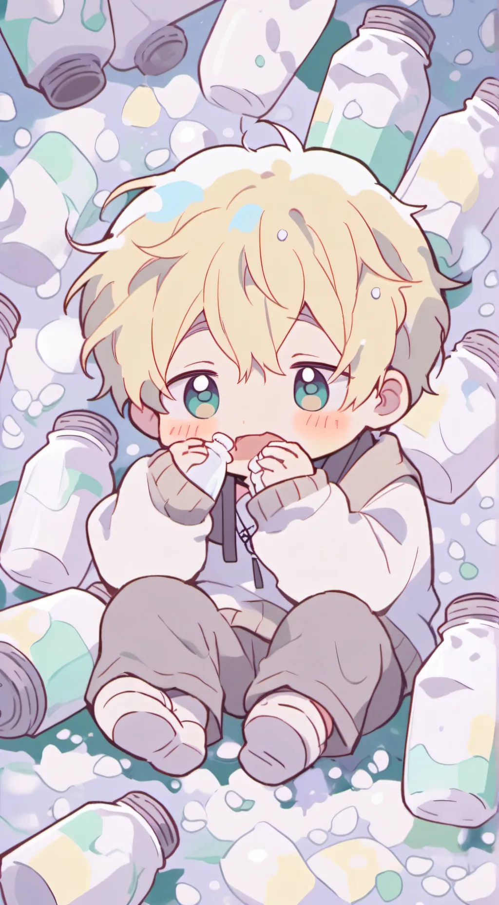 ai character: Milk Baby background