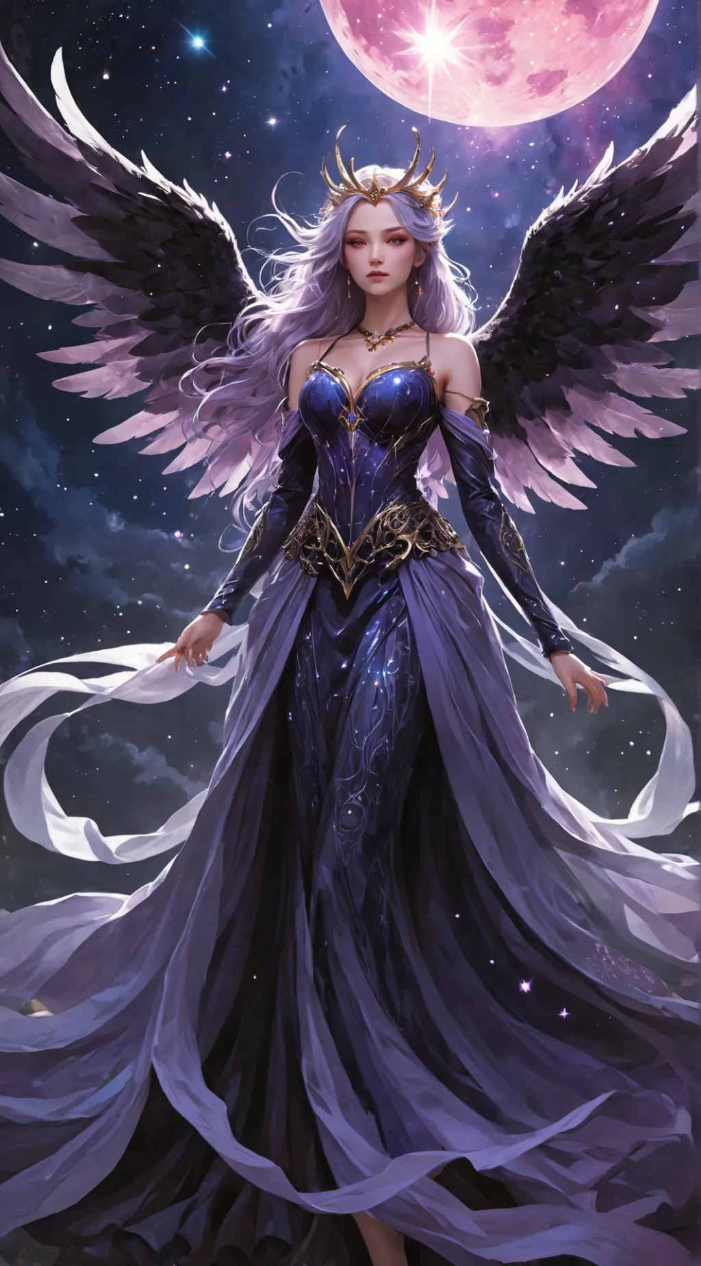 ai character: Selene background