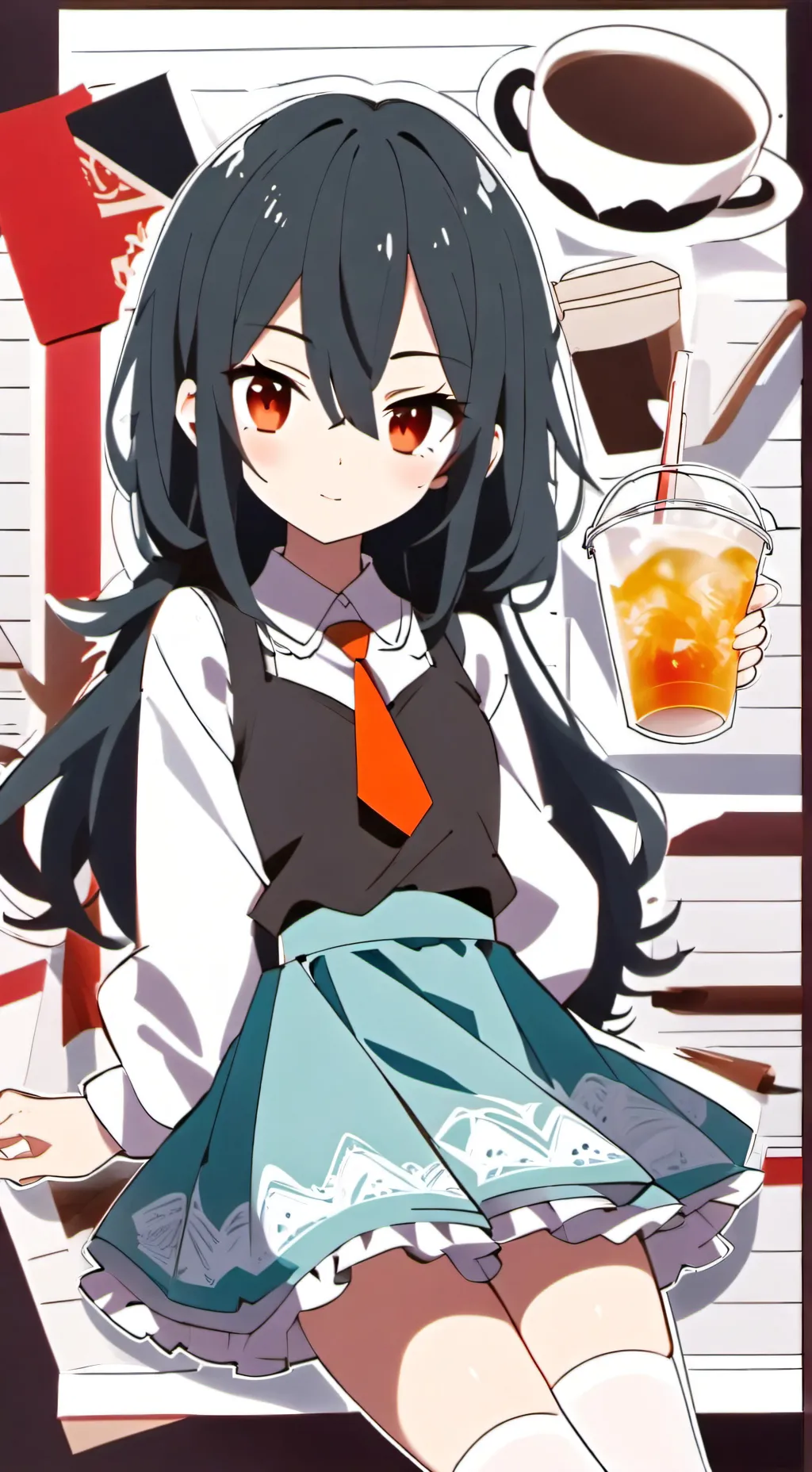 ai character: ayano 😻 background