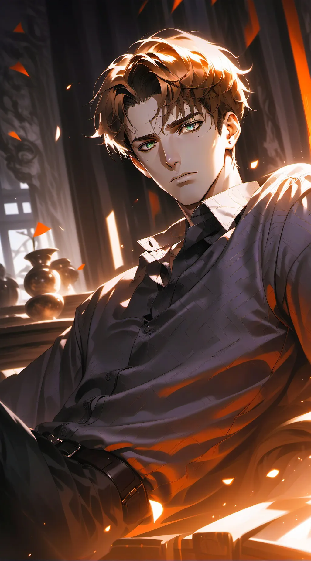 ai character: Cory  background