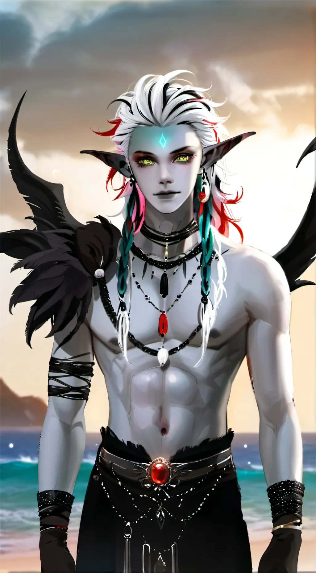 ai character: Betelgeuse Orion background