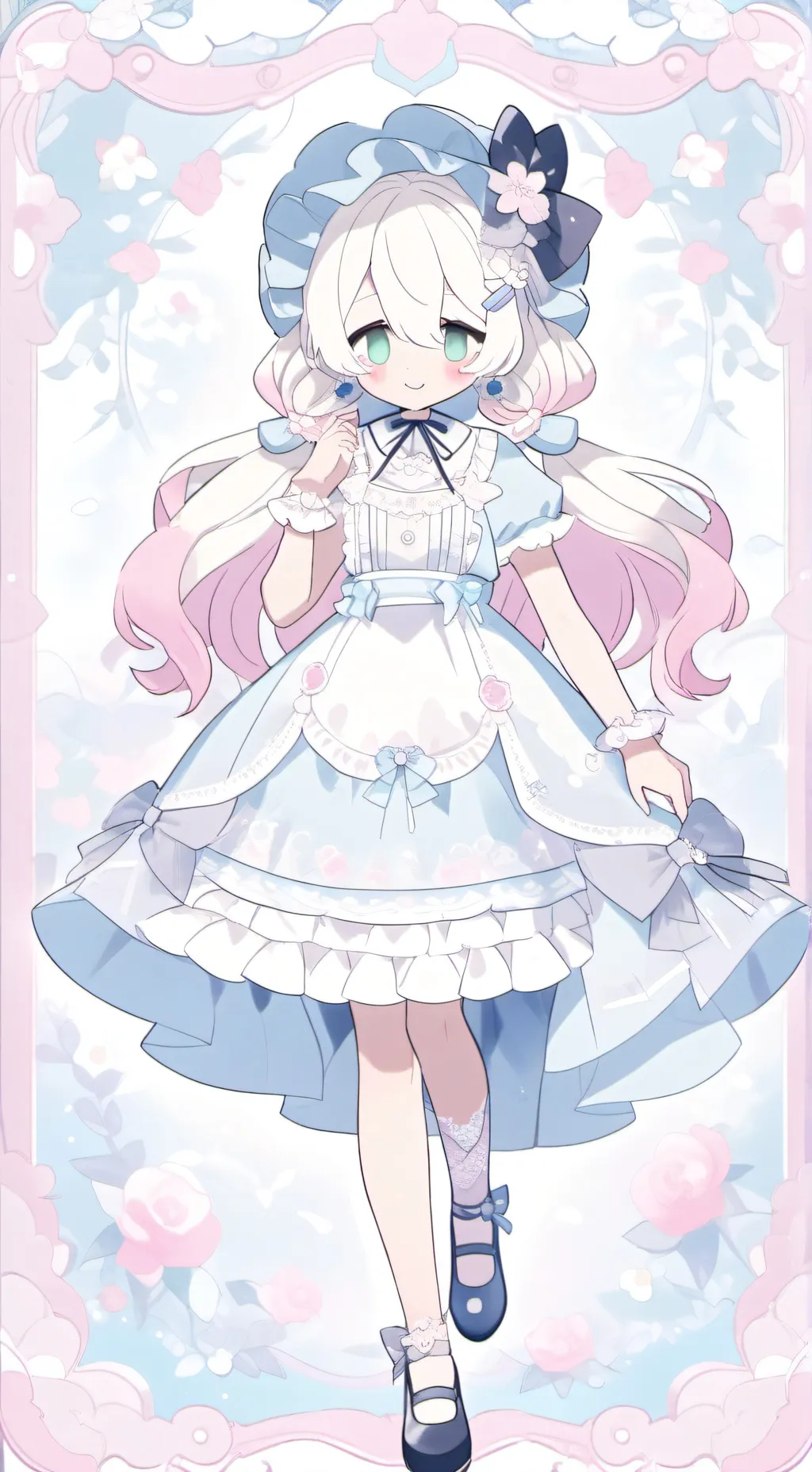 ai character: Crk oc/Carol cooki background