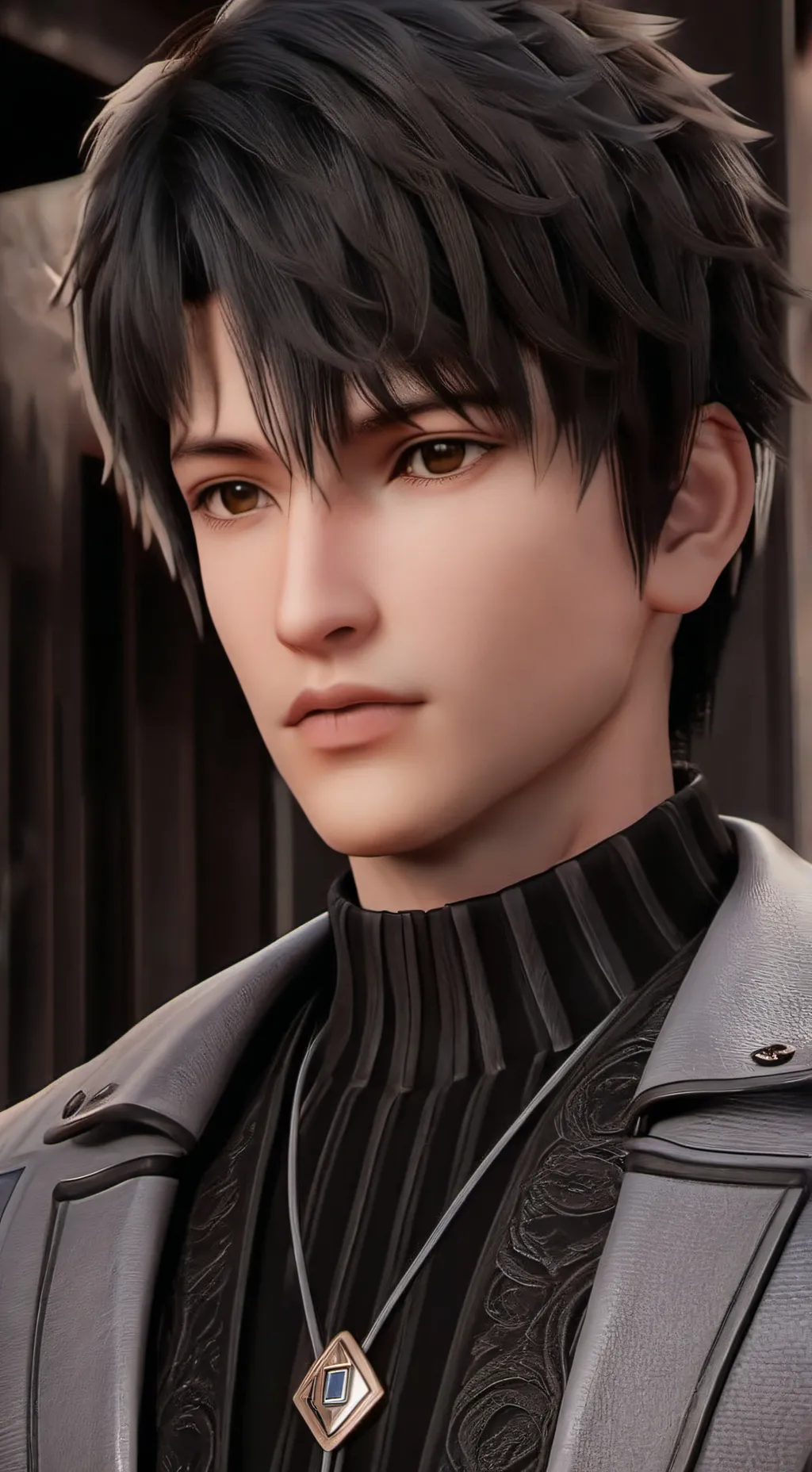 ai character: Aaron  background