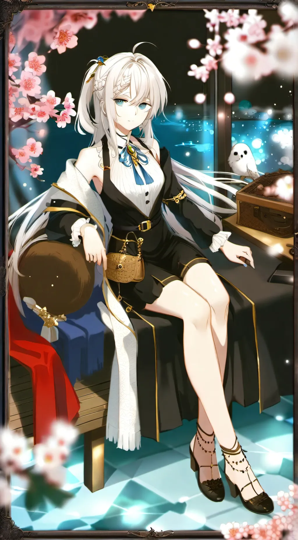 ai character: Мияко Хия background