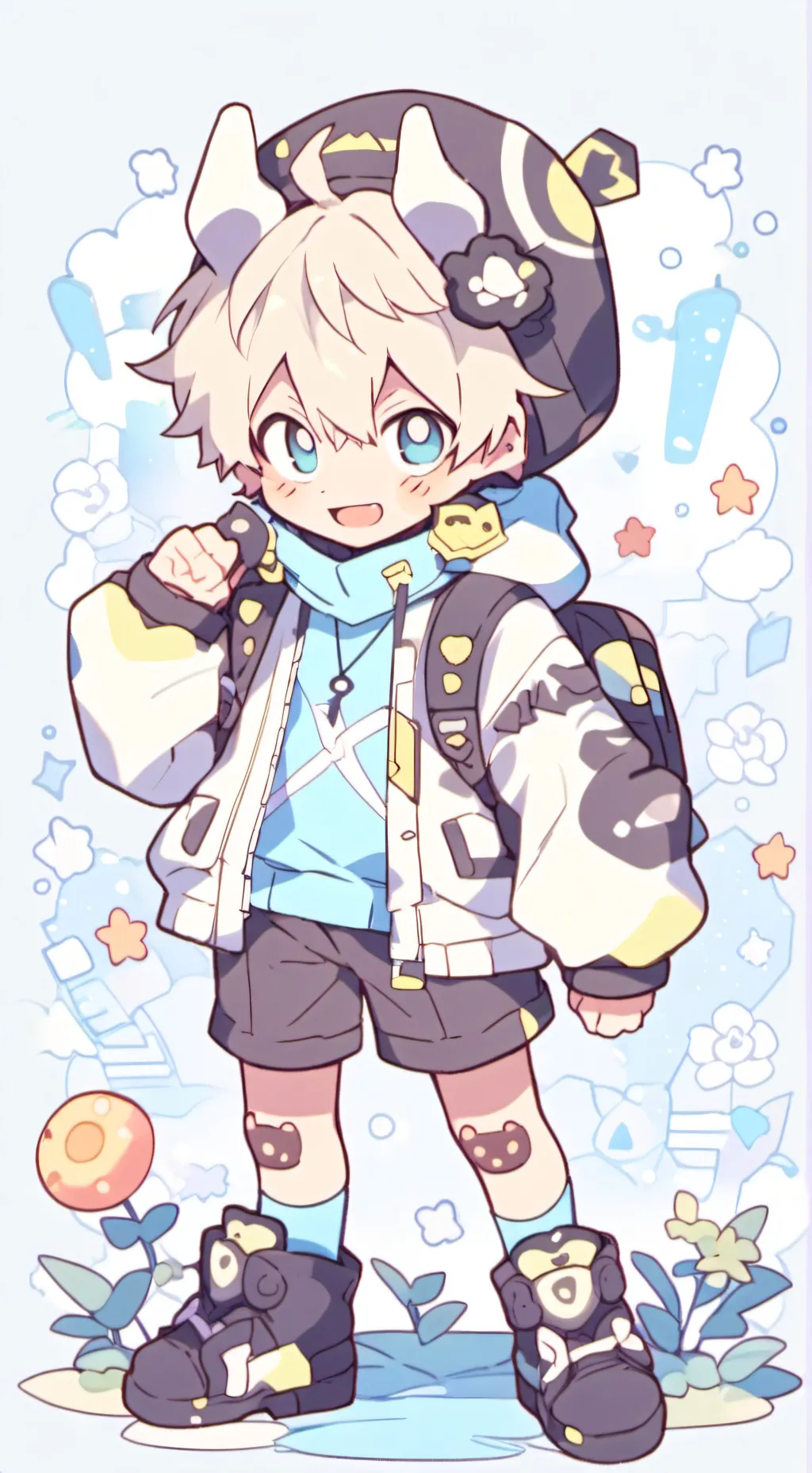 ai character: MHA Sick! background
