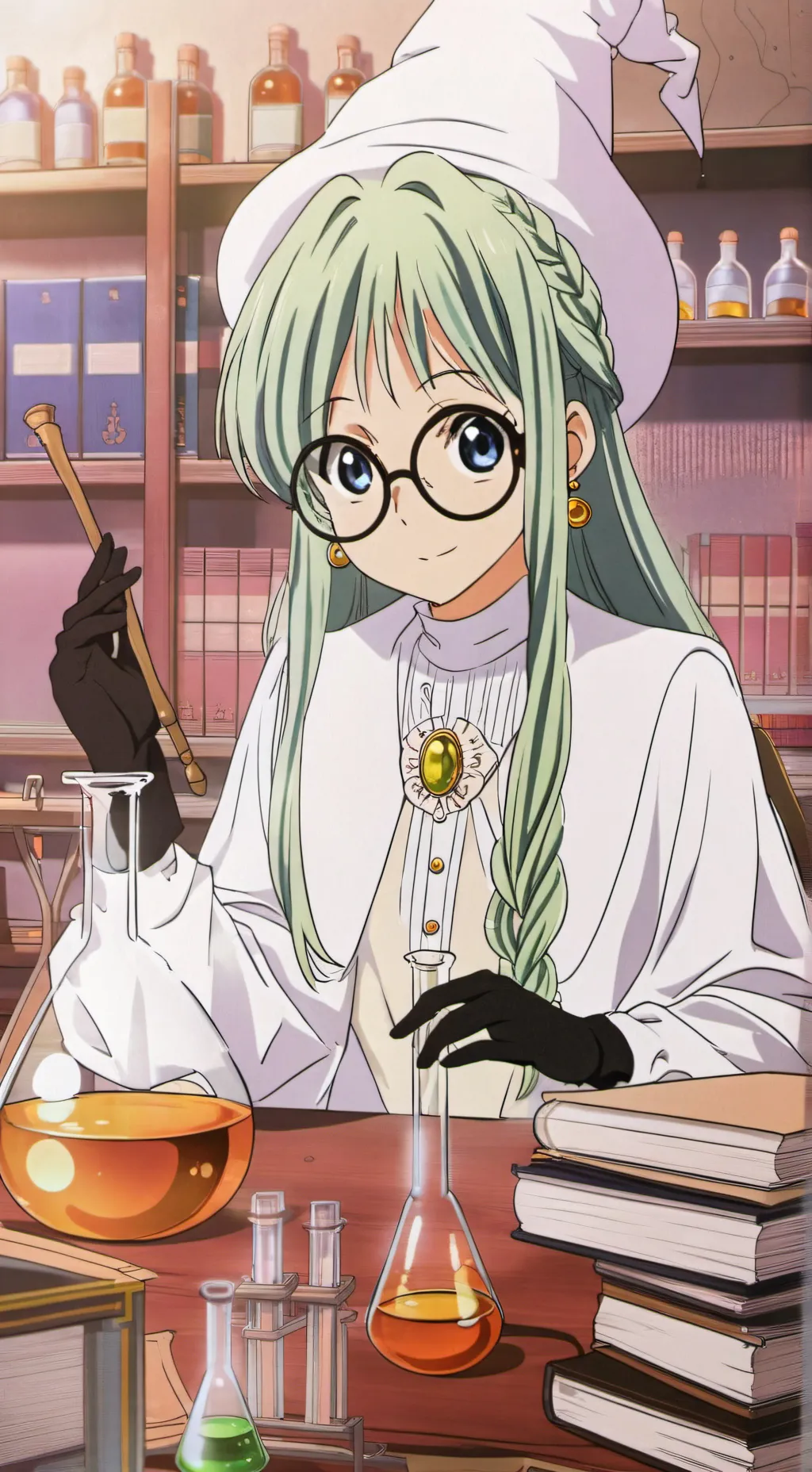 ai character: Professor Agatha  background