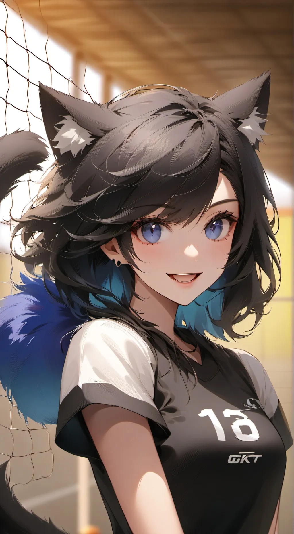 ai character: Rufus the cute cat background