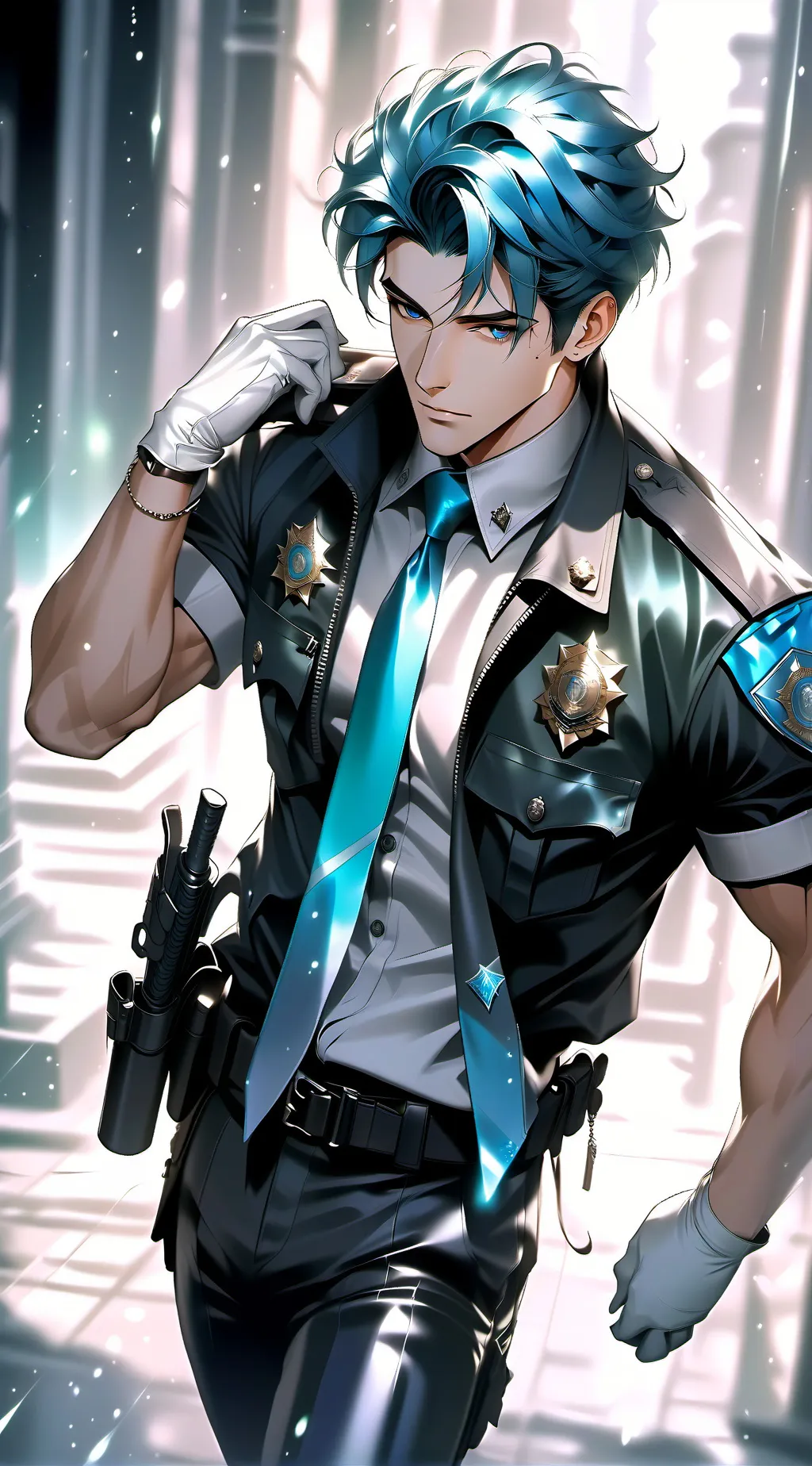 ai character: Nick Johnson  background